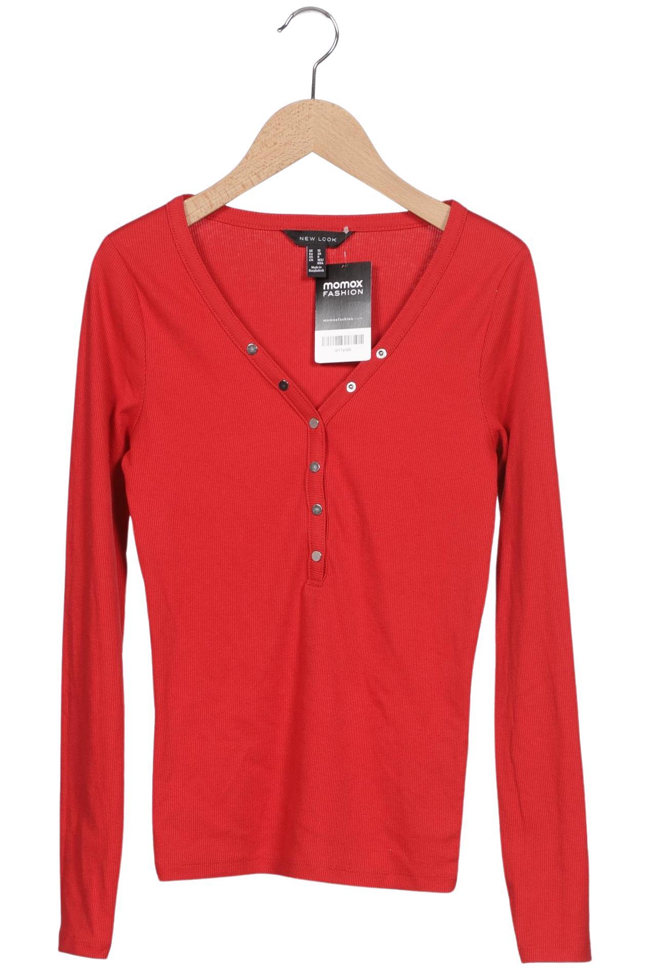 

New Look Damen Langarmshirt, rot, Gr. 38