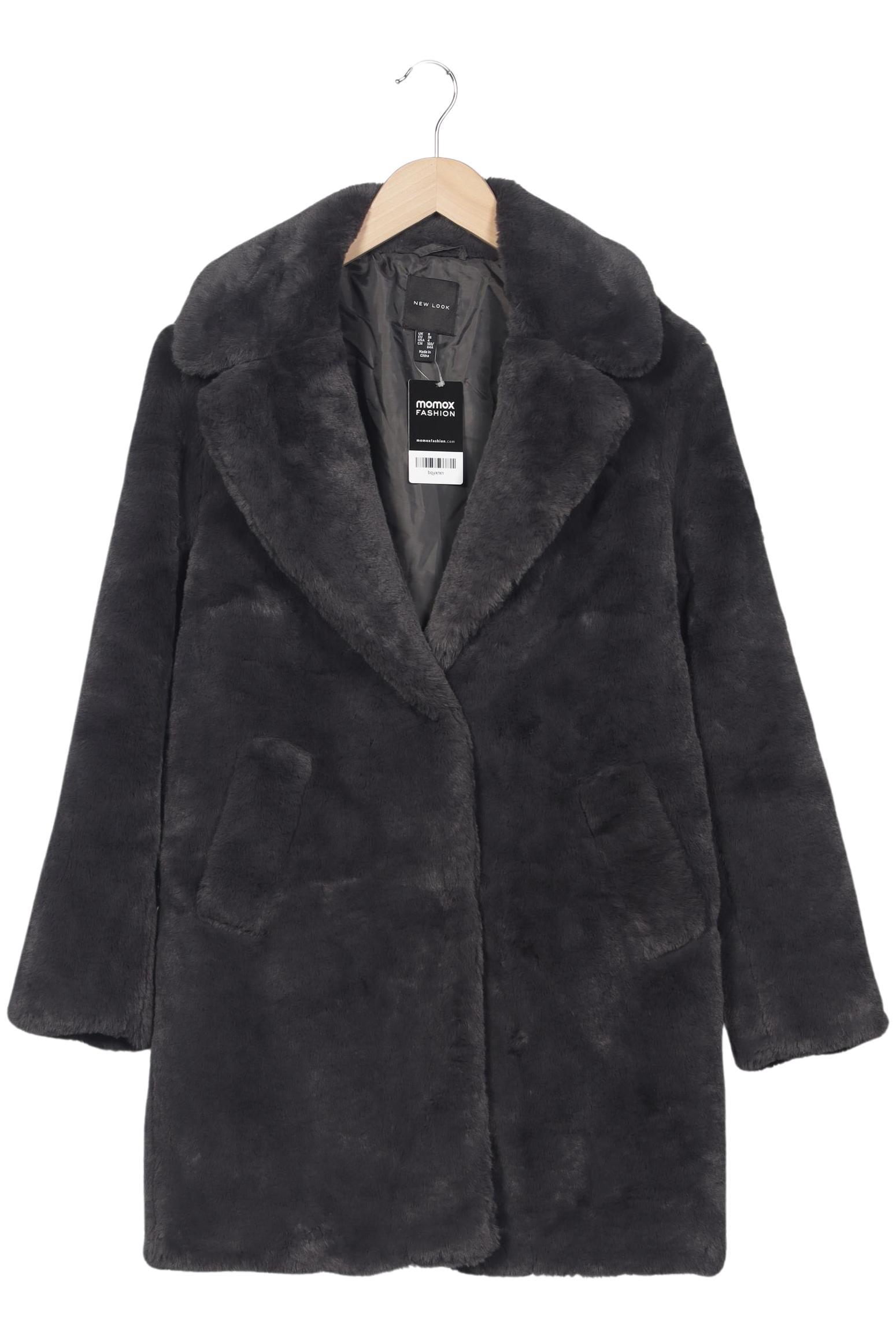 

New Look Damen Mantel, grau, Gr. 36