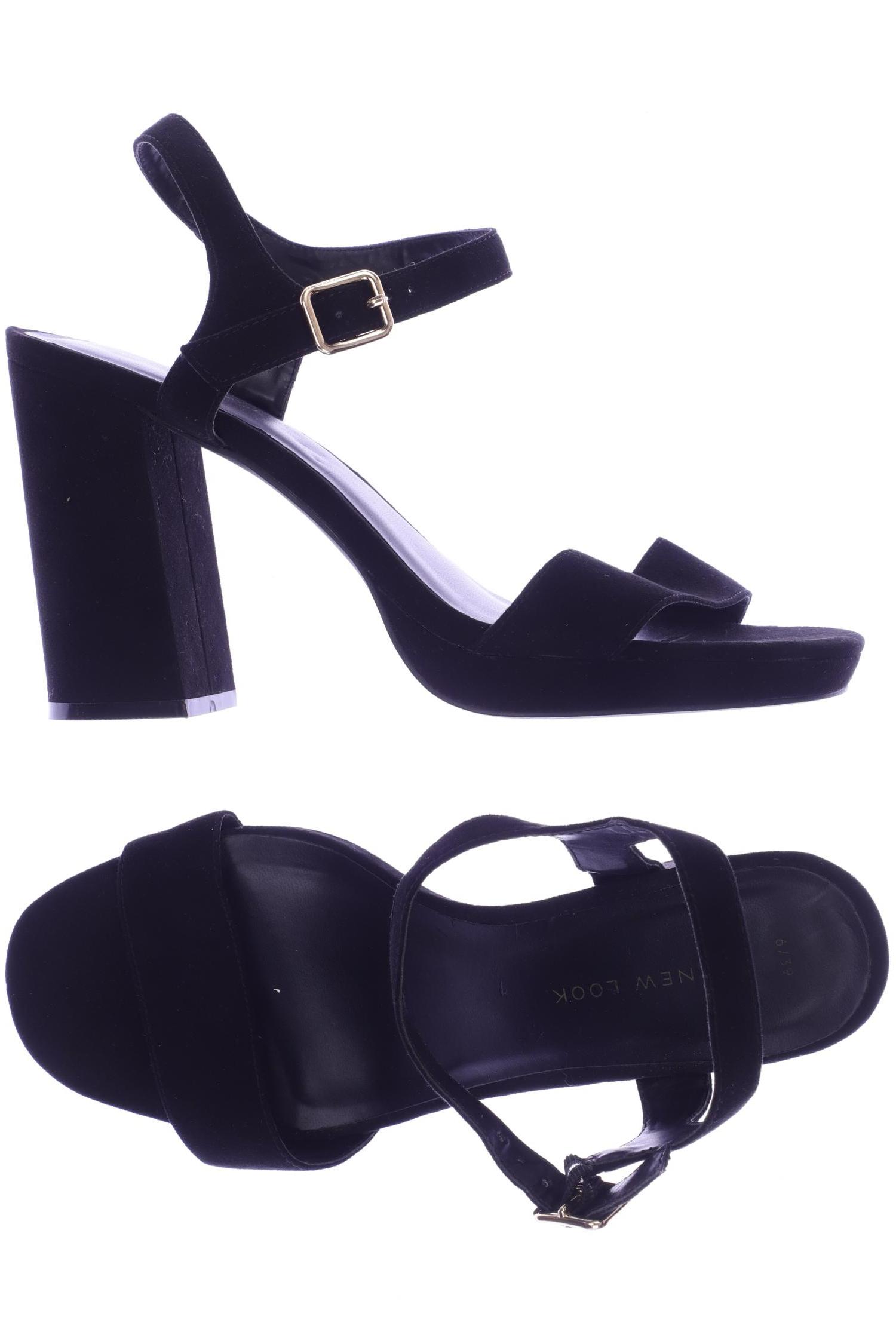 

New Look Damen Sandale, schwarz