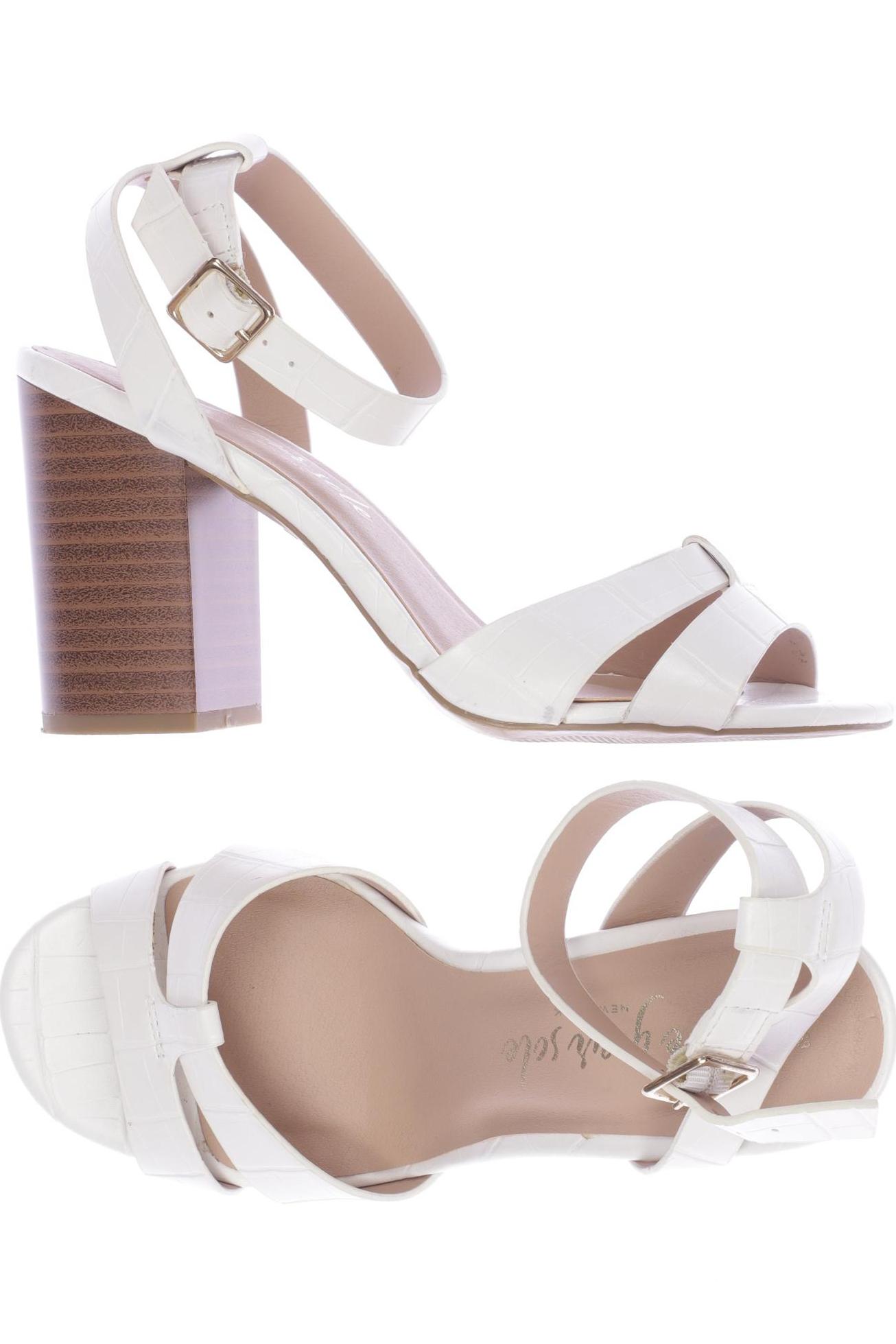 

New Look Damen Sandale, weiß, Gr. 38