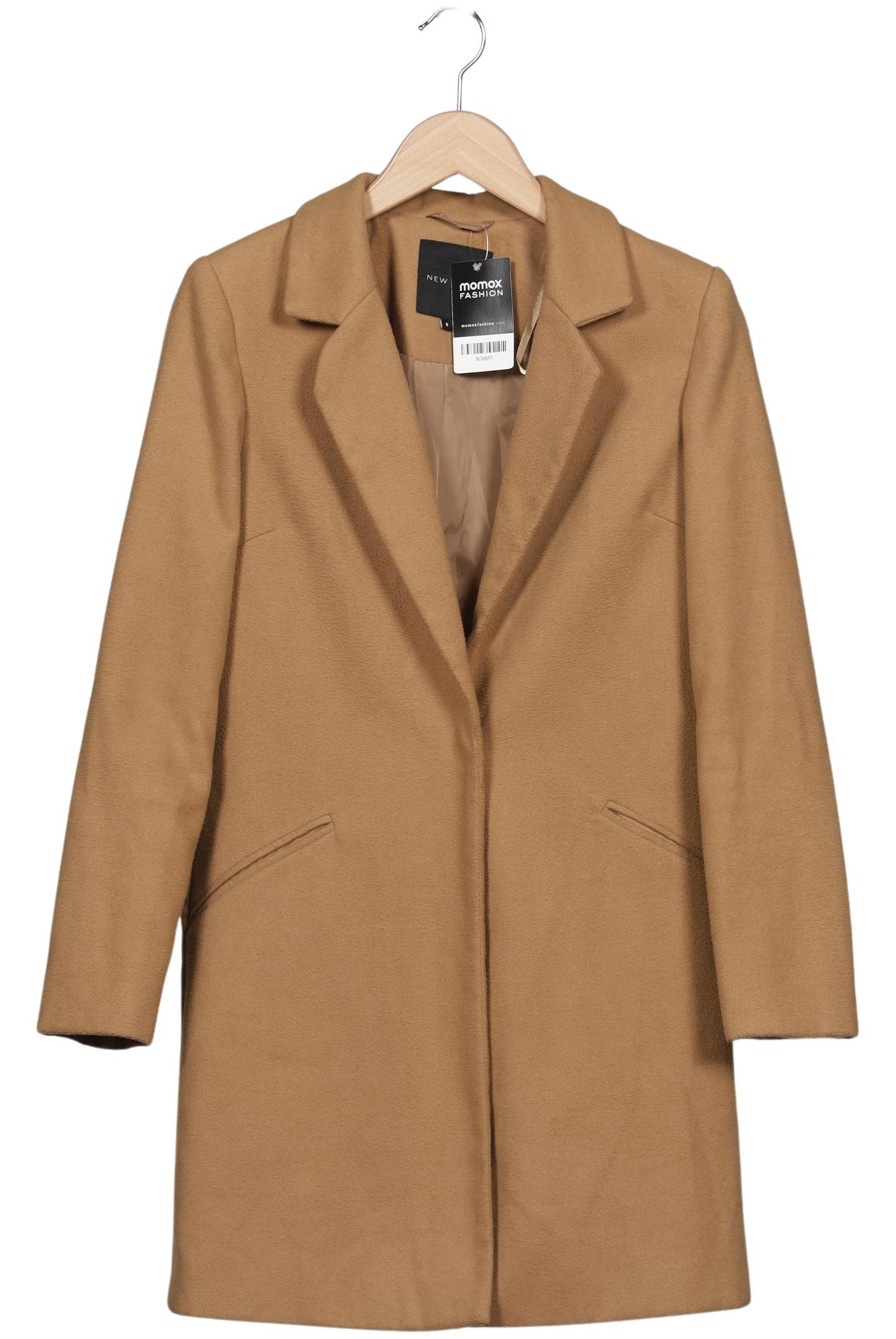 

New Look Damen Mantel, beige, Gr. 8