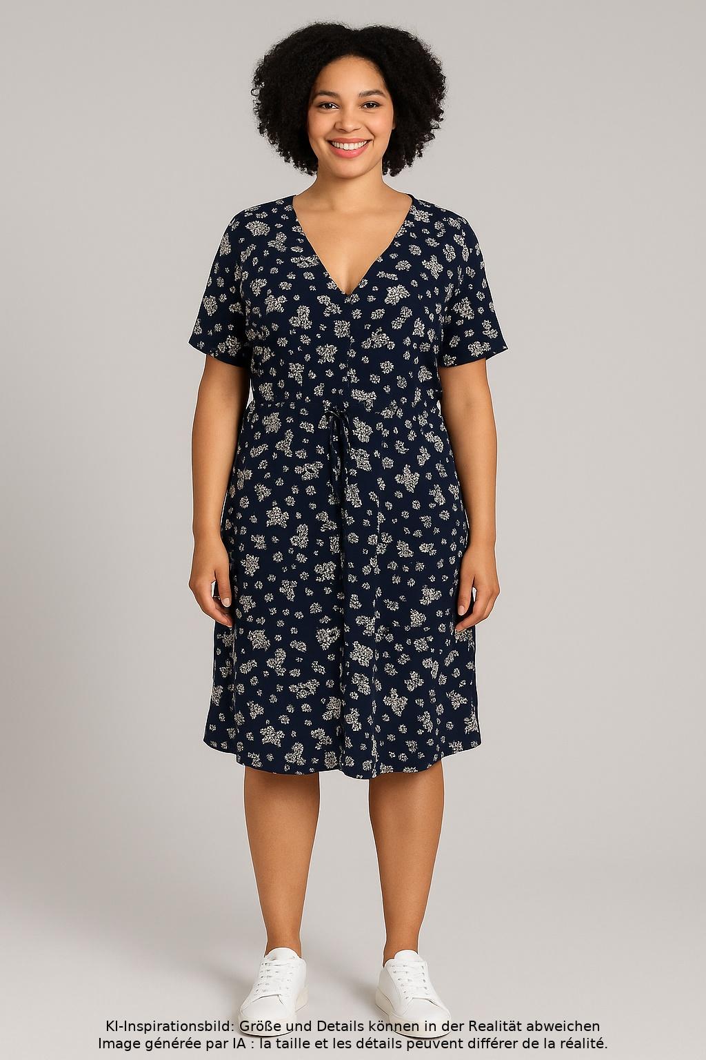 

New Look Damen Kleid, mehrfarbig, Gr. 44