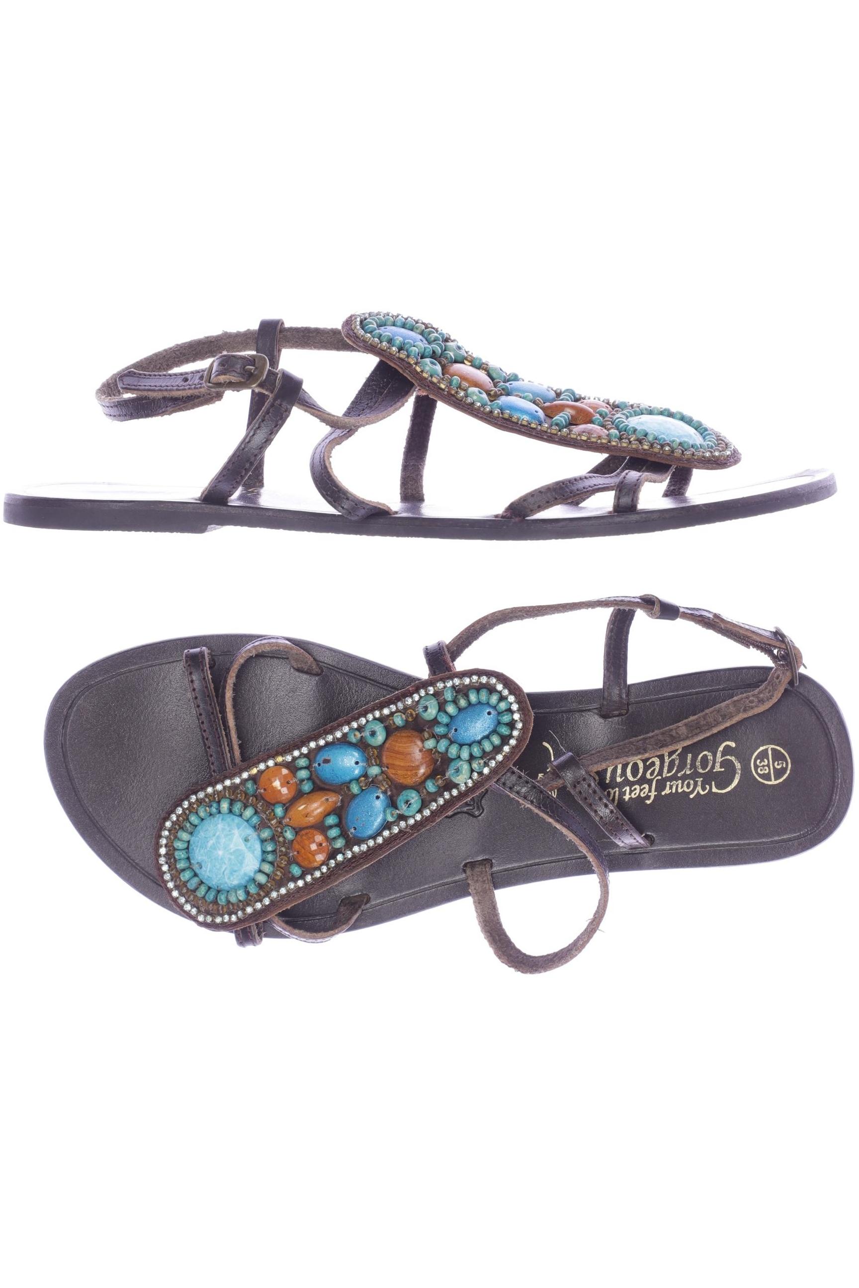 

New Look Damen Sandale, braun, Gr. 38