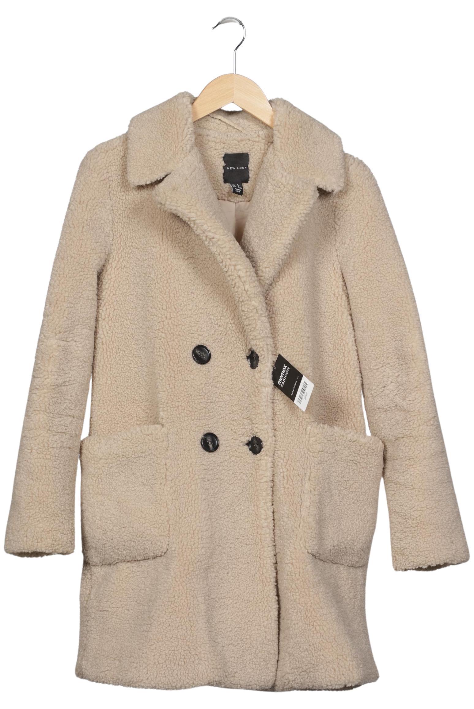

New Look Damen Mantel, beige, Gr. 36