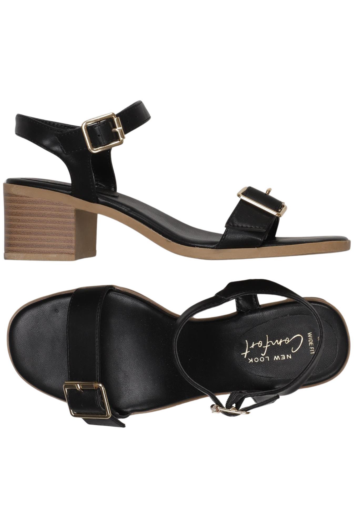 

New Look Damen Sandale, schwarz, Gr. 38