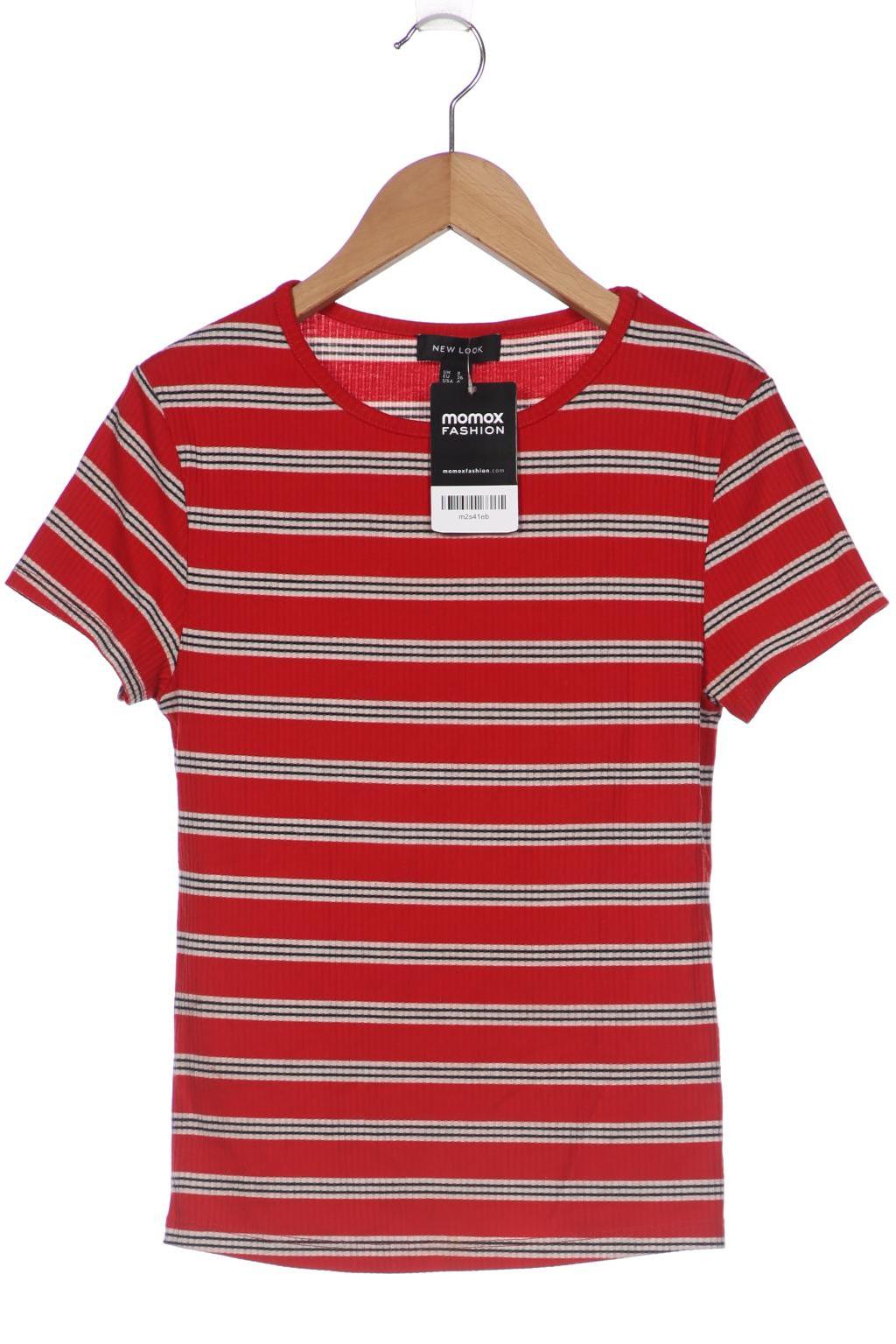 

New Look Damen T-Shirt, rot, Gr. 36