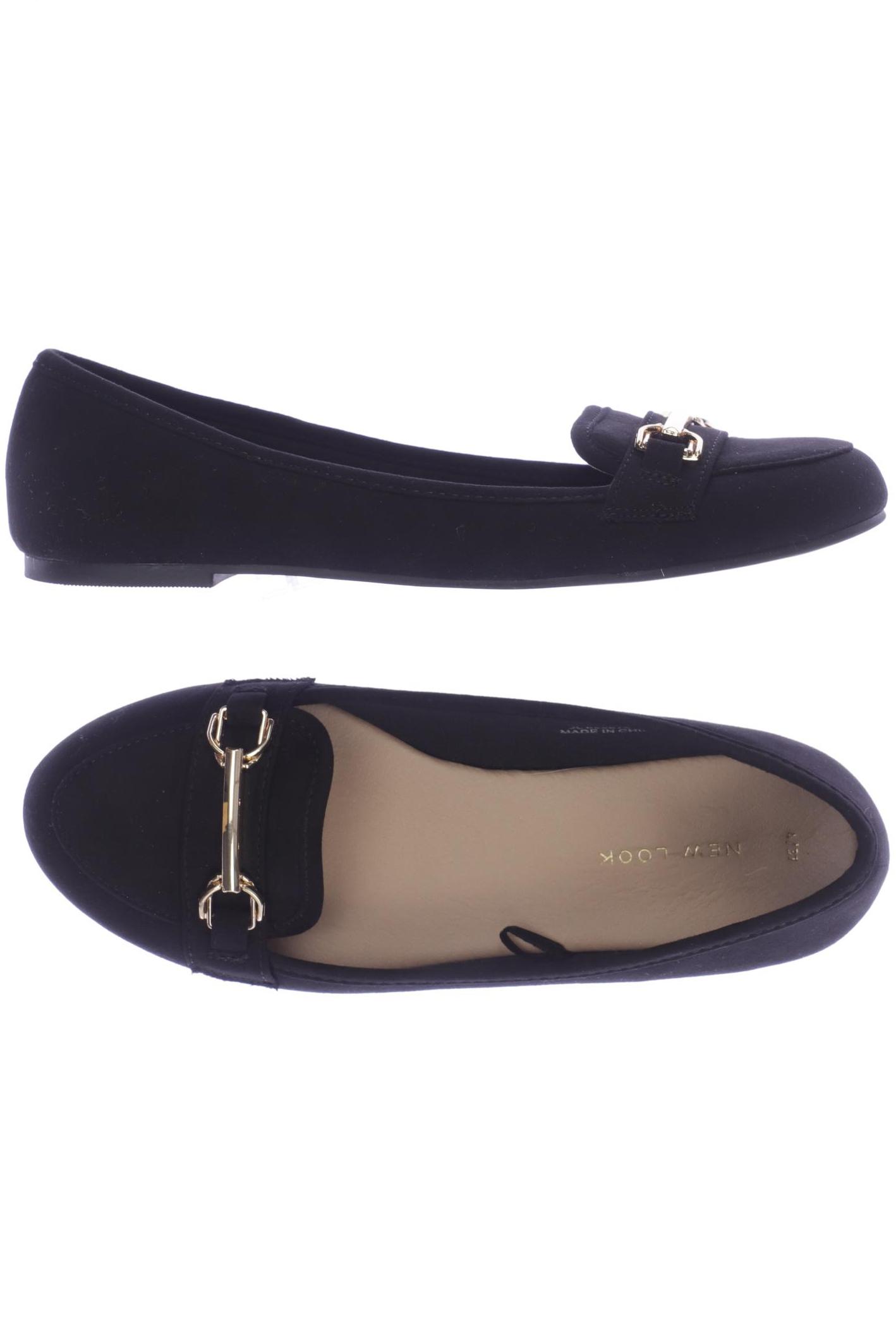 

New Look Damen Ballerinas, schwarz