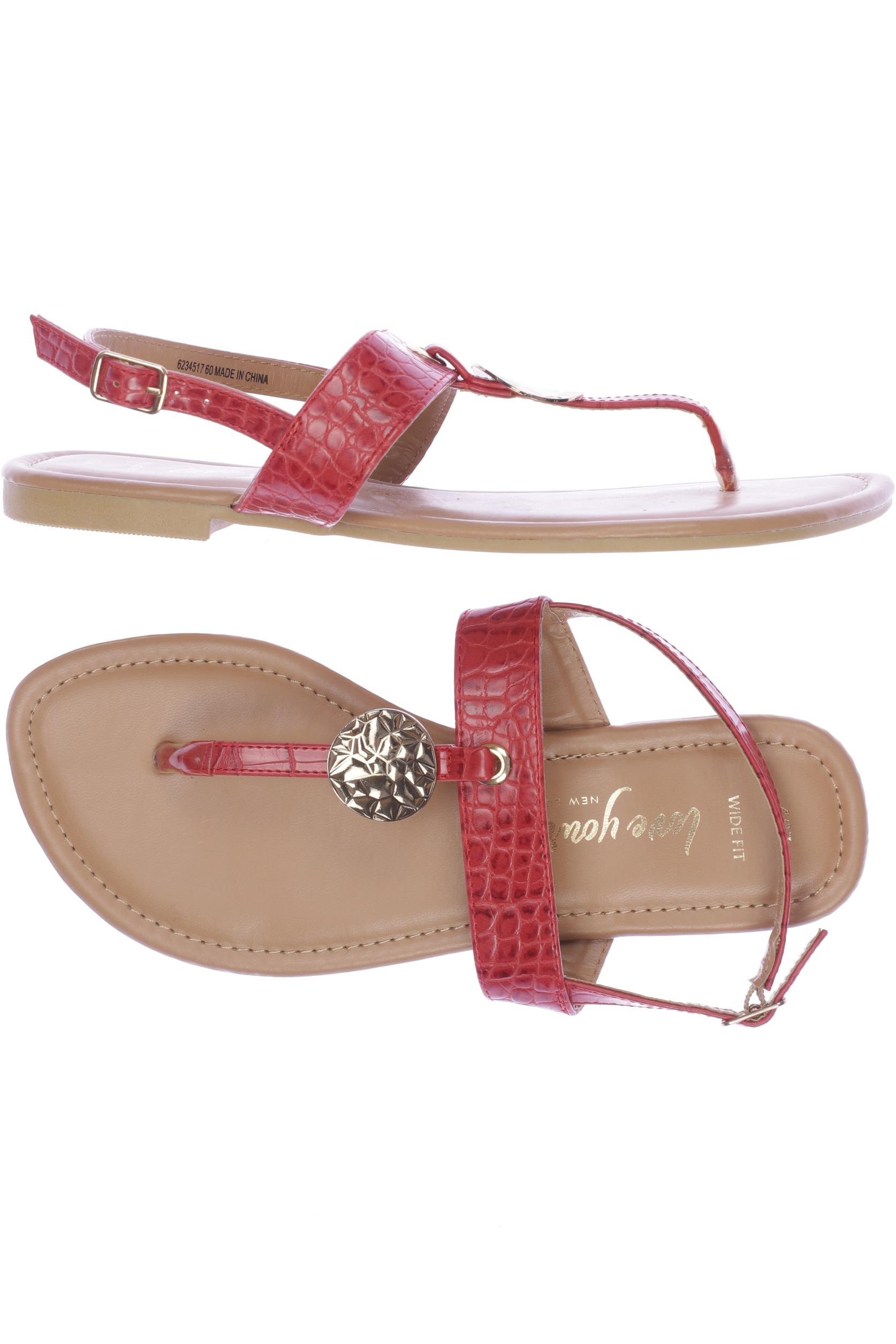 

New Look Damen Sandale, rot, Gr. 37