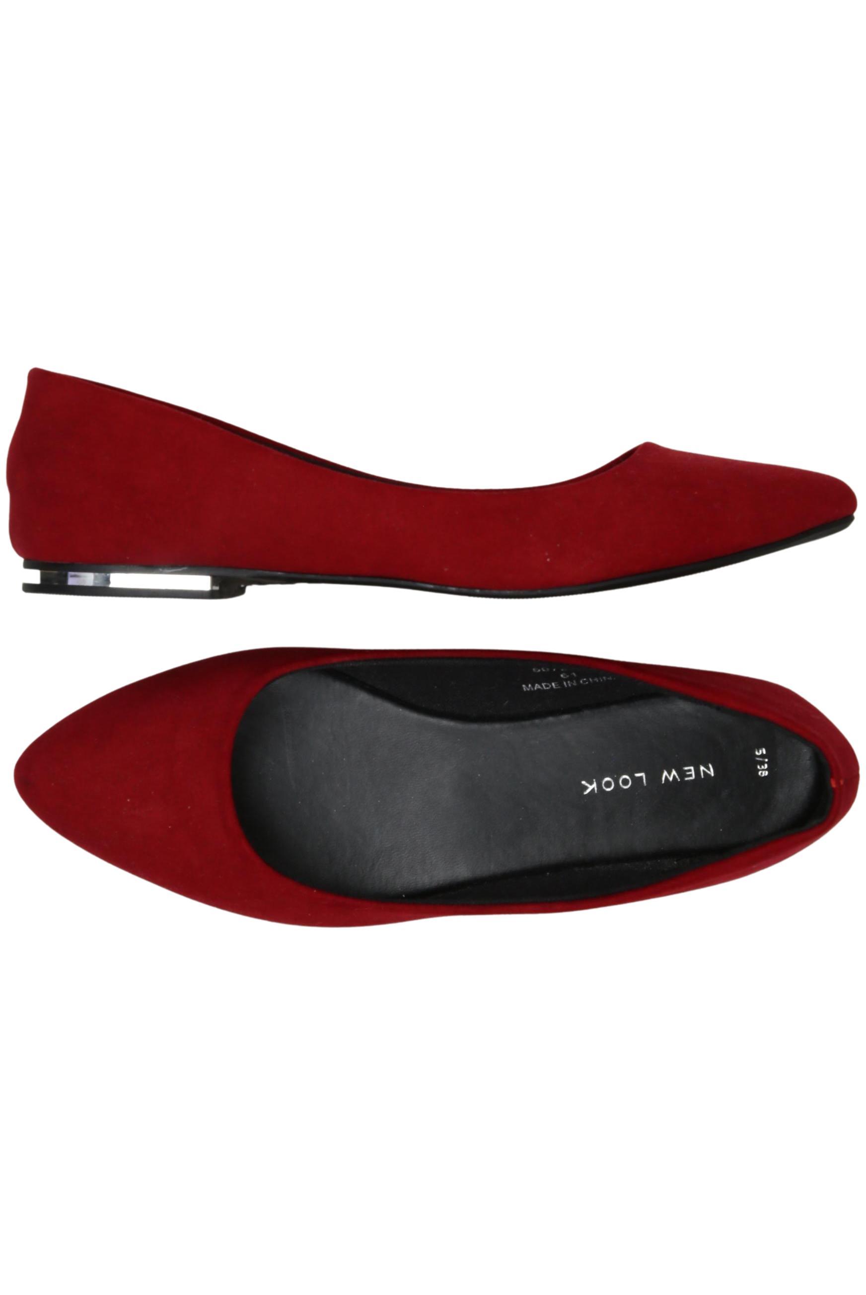 

New Look Damen Ballerinas, rot, Gr. 38