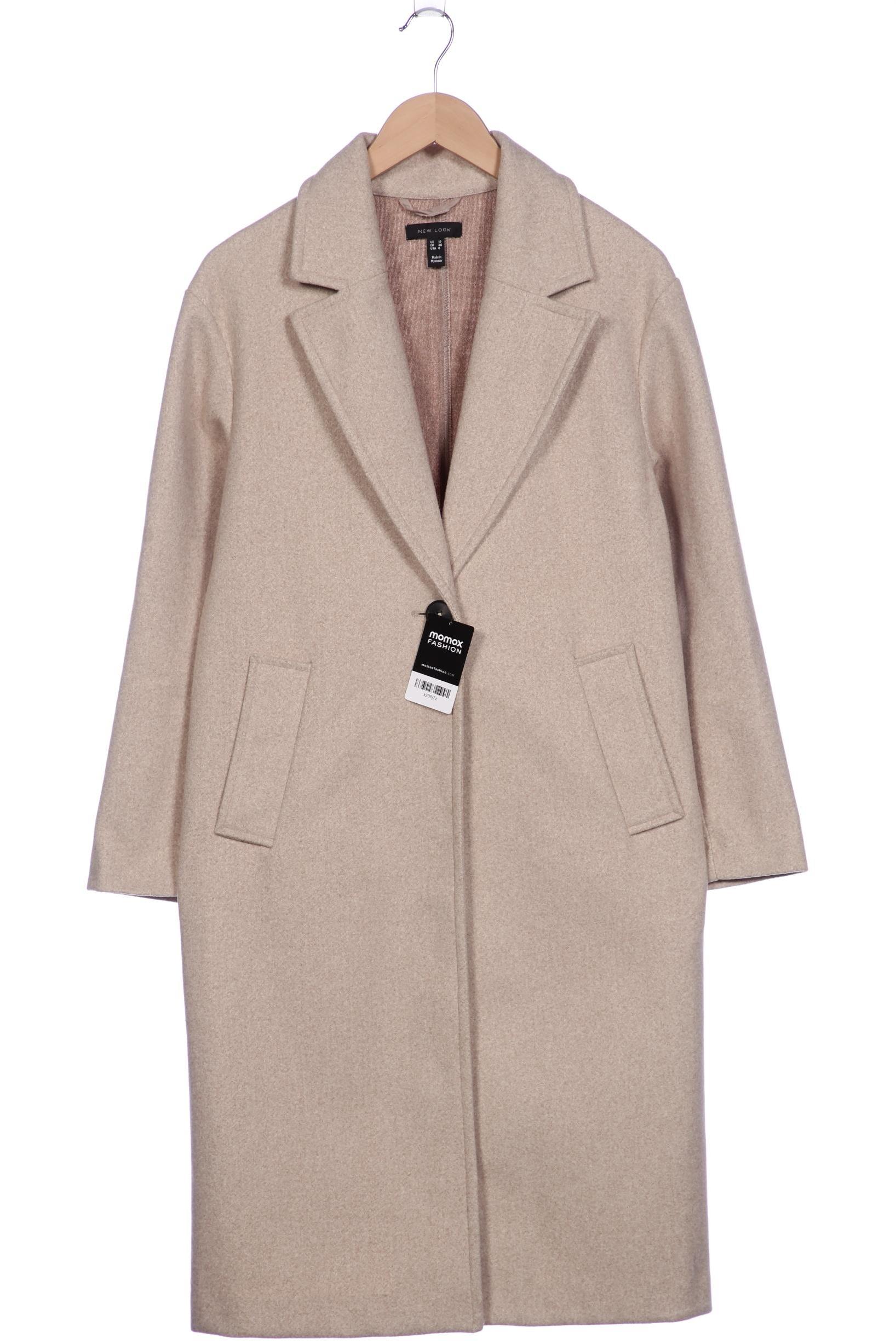 

New Look Damen Mantel, beige, Gr. 38