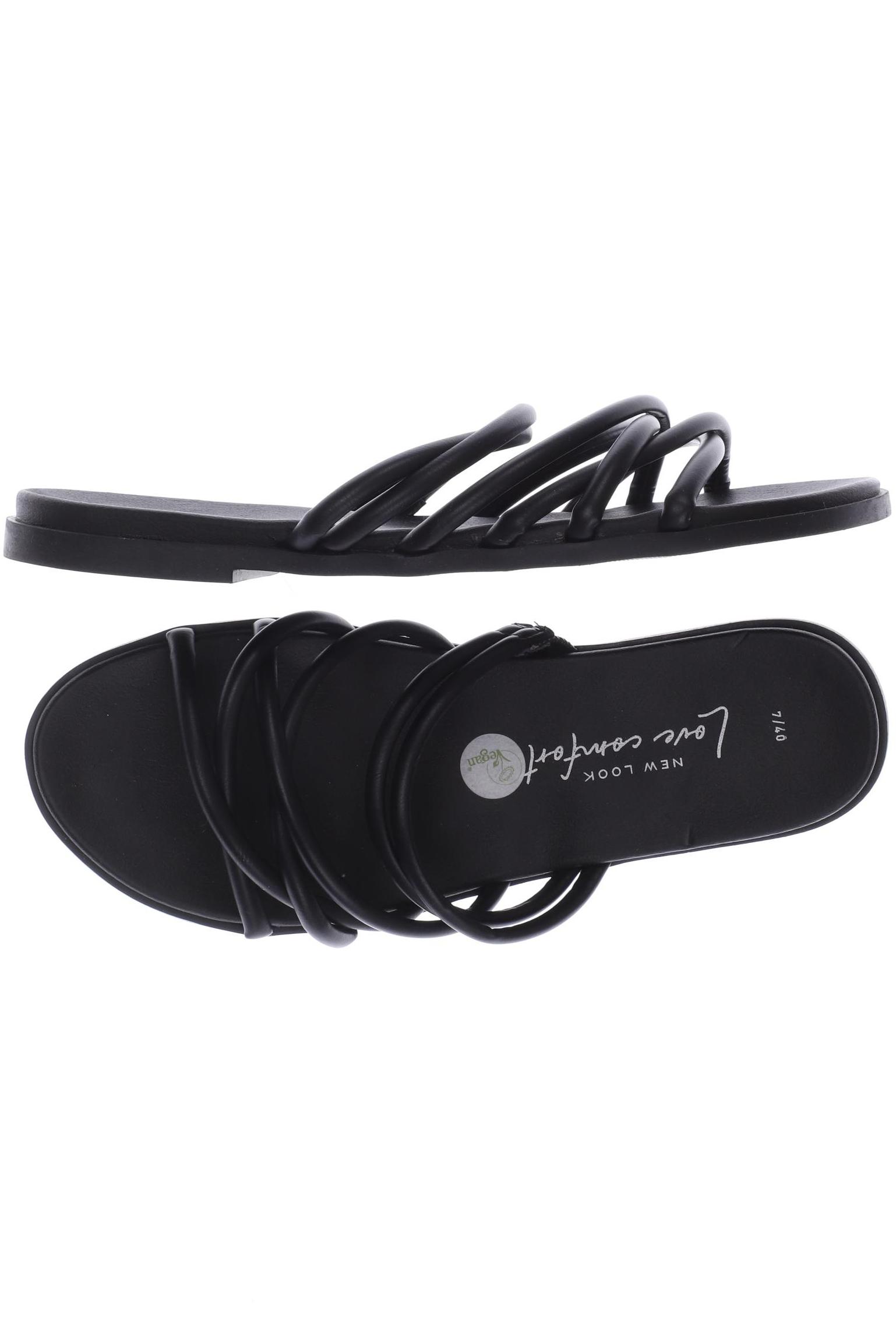 

New Look Damen Sandale, schwarz, Gr. 40