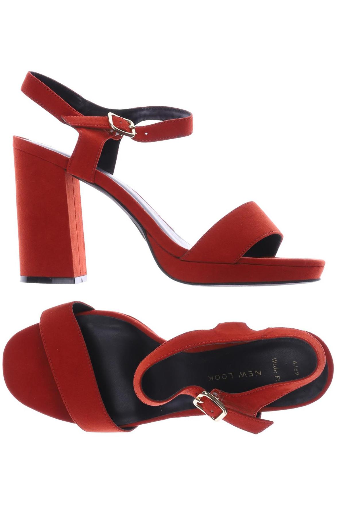 

New Look Damen Sandale, rot, Gr. 39