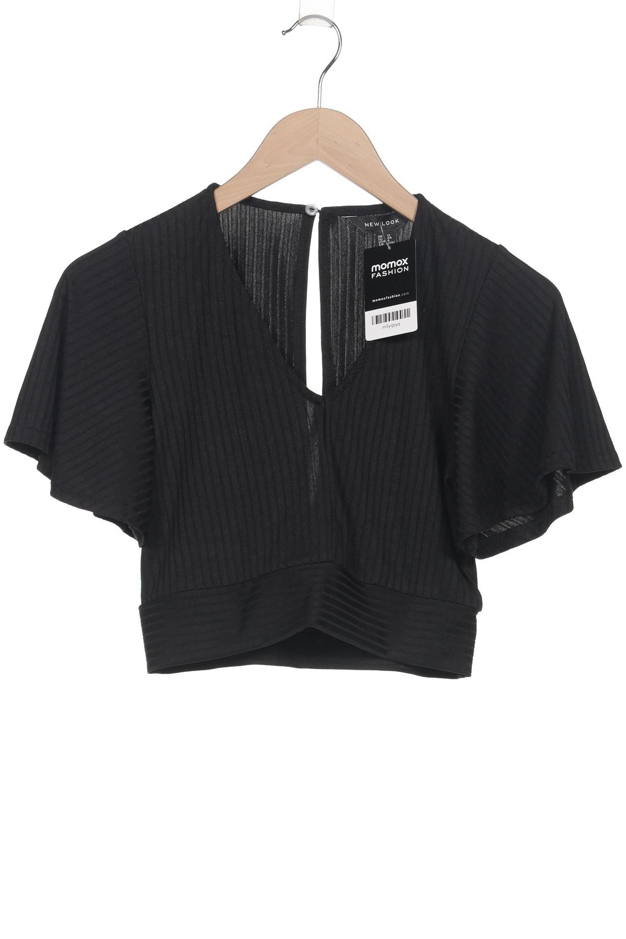 

New Look Damen T-Shirt, schwarz, Gr. 40
