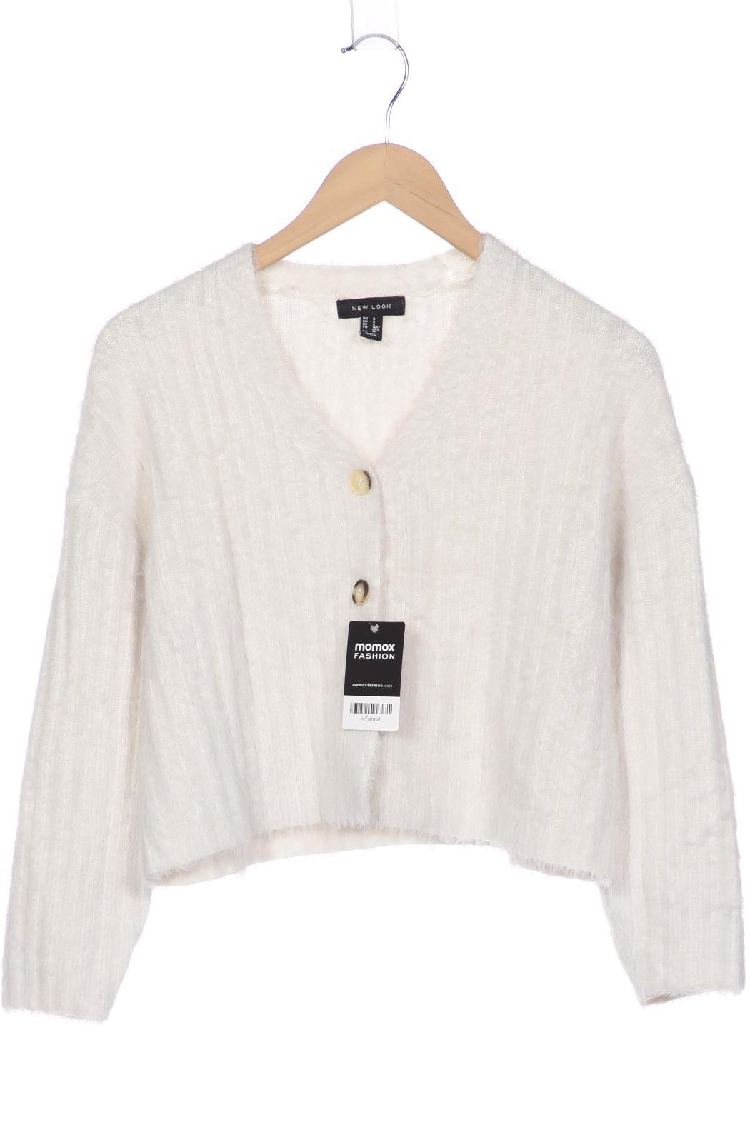

New Look Damen Strickjacke, weiß