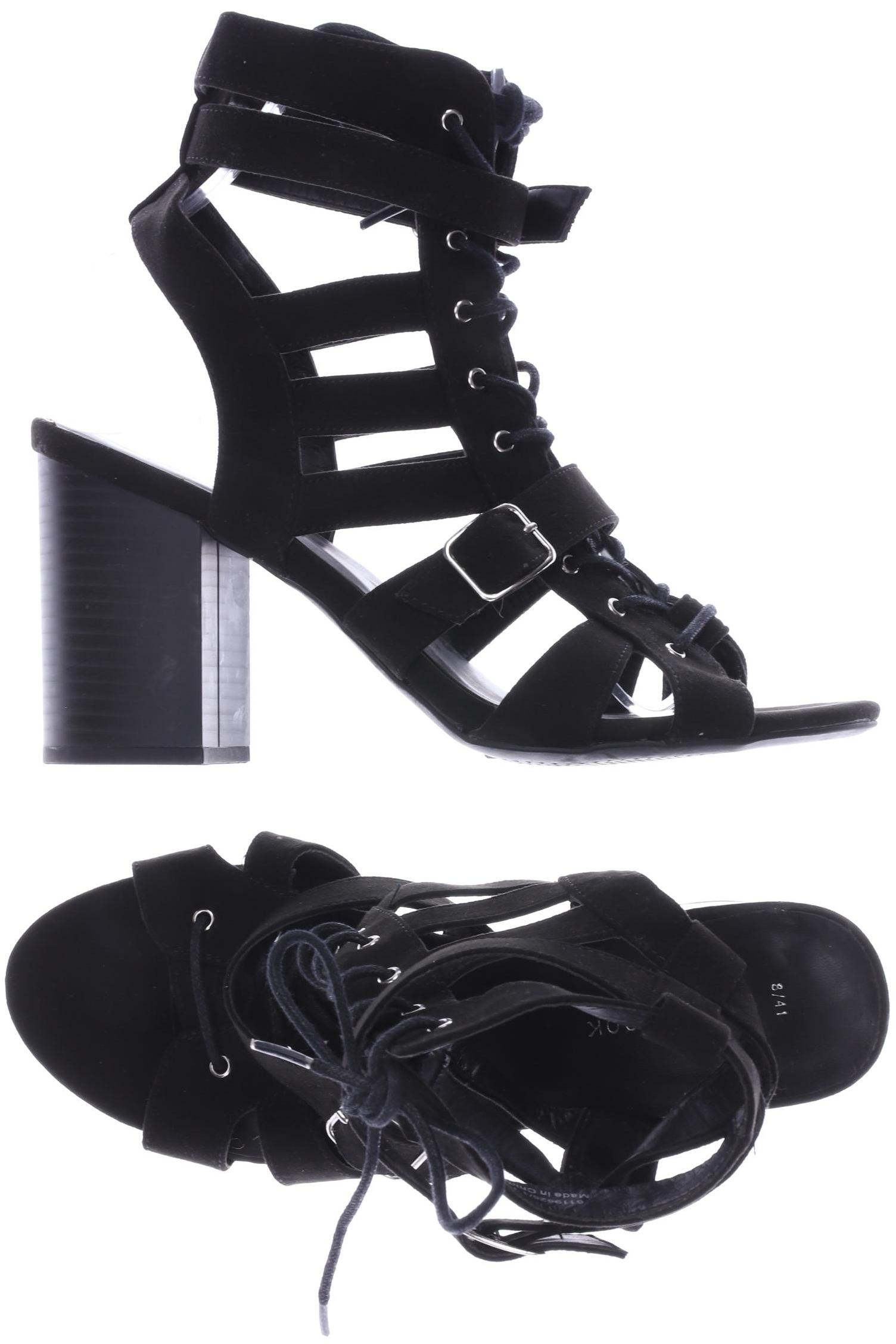 

New Look Damen Sandale, schwarz