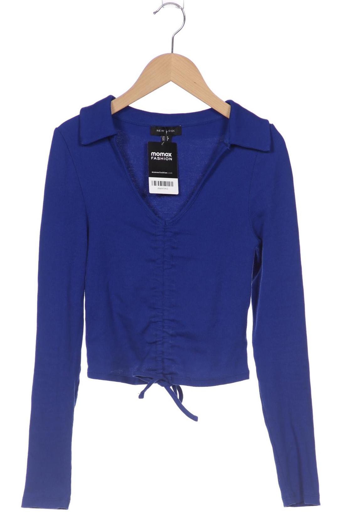 

New Look Damen Langarmshirt, blau, Gr. 36