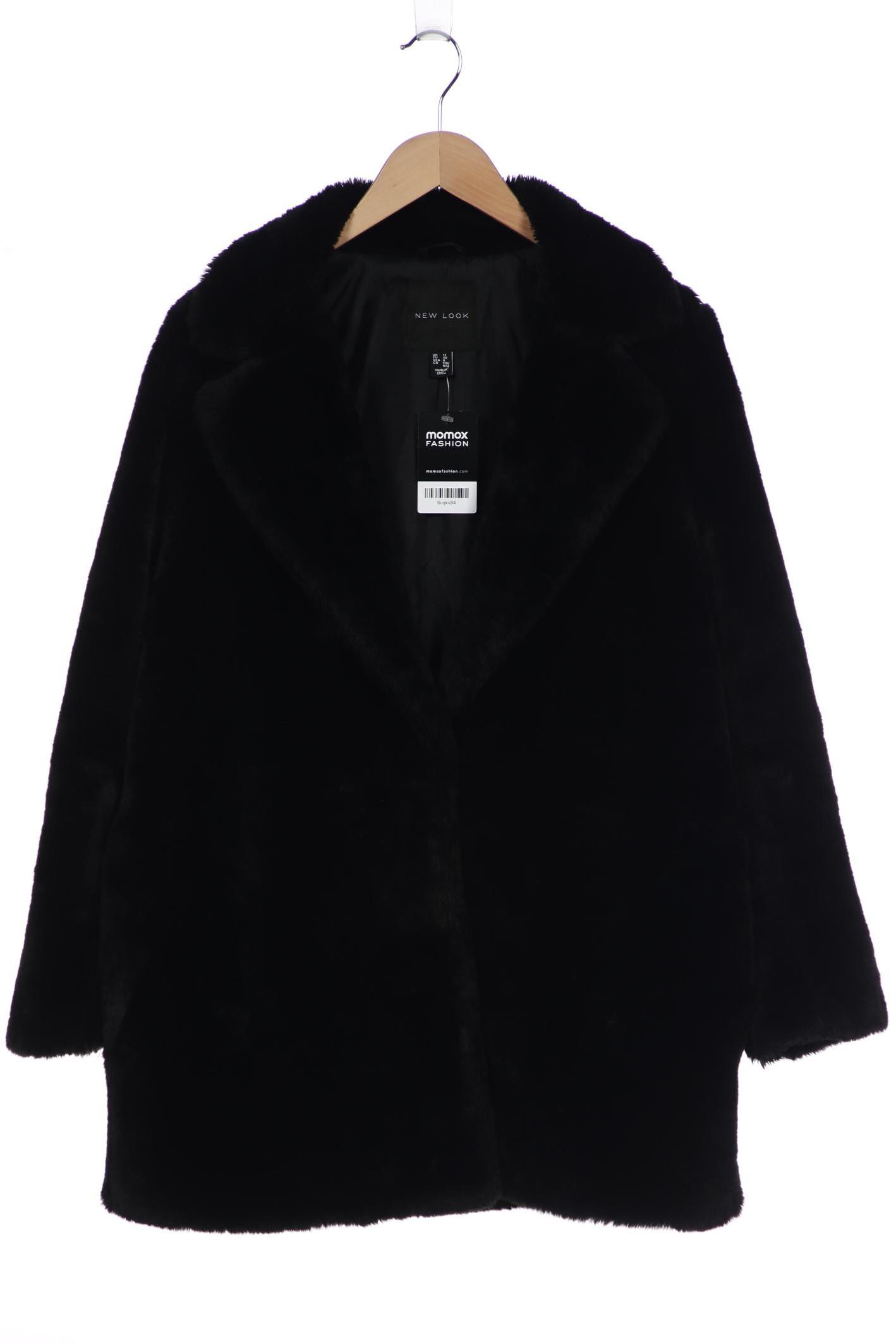 

New Look Damen Mantel, schwarz, Gr. 40