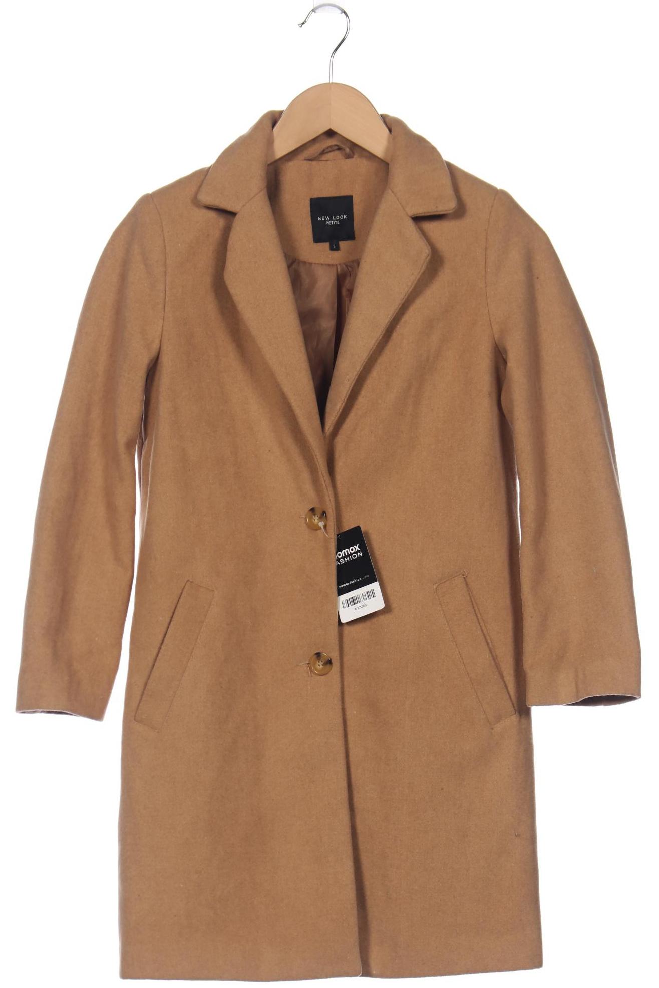 

New Look Damen Mantel, beige, Gr. 34
