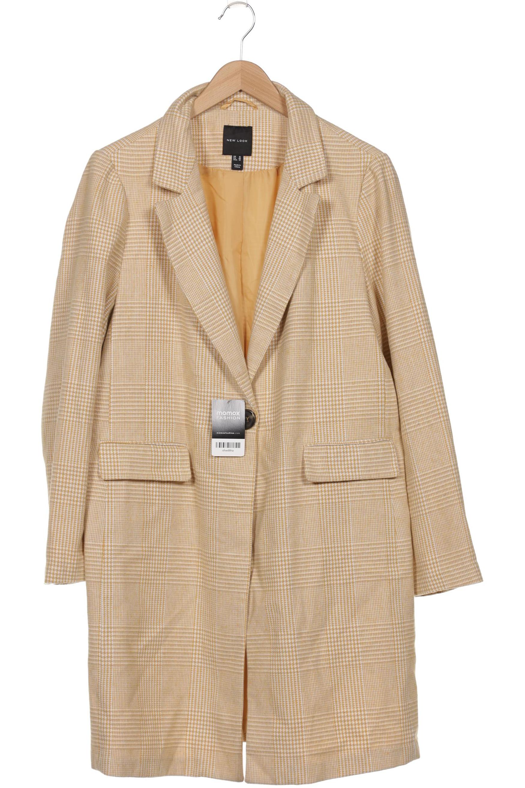 

New Look Damen Mantel, beige, Gr. 46