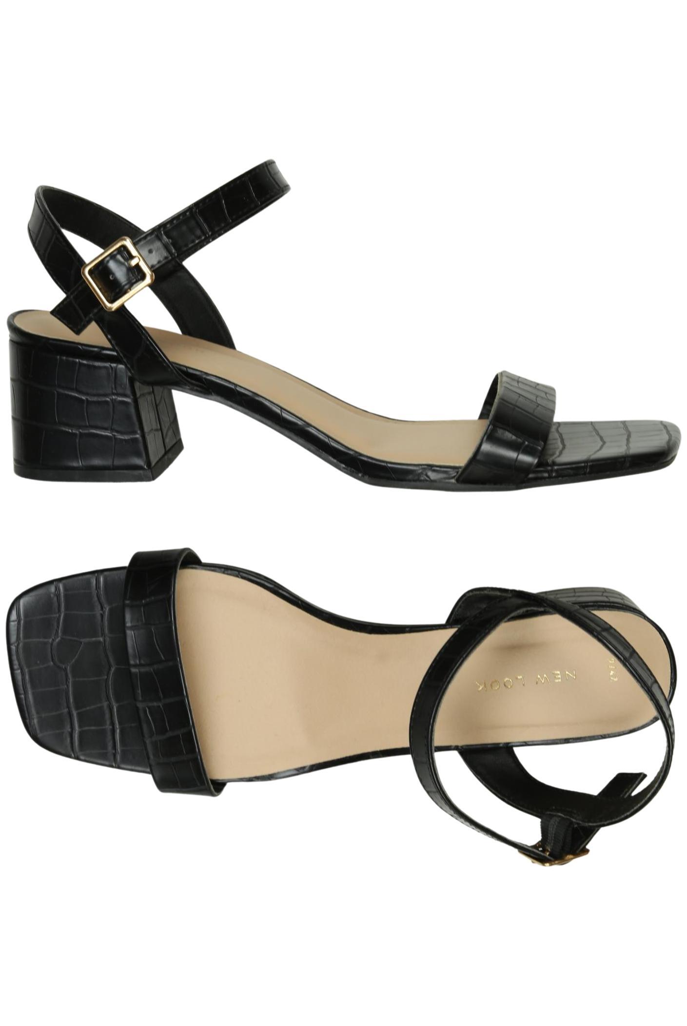 

New Look Damen Sandale, schwarz, Gr. 42