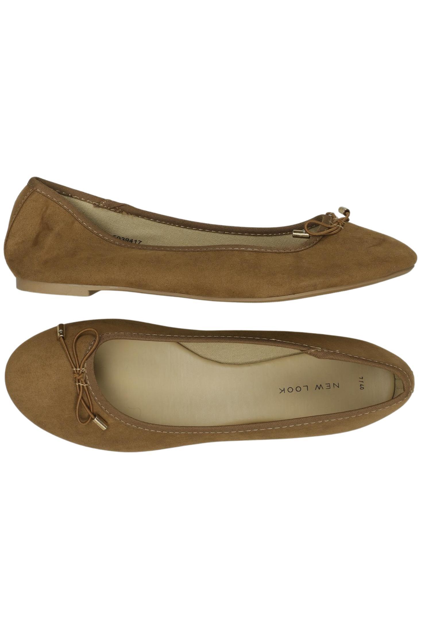 

New Look Damen Ballerinas, braun, Gr. 40
