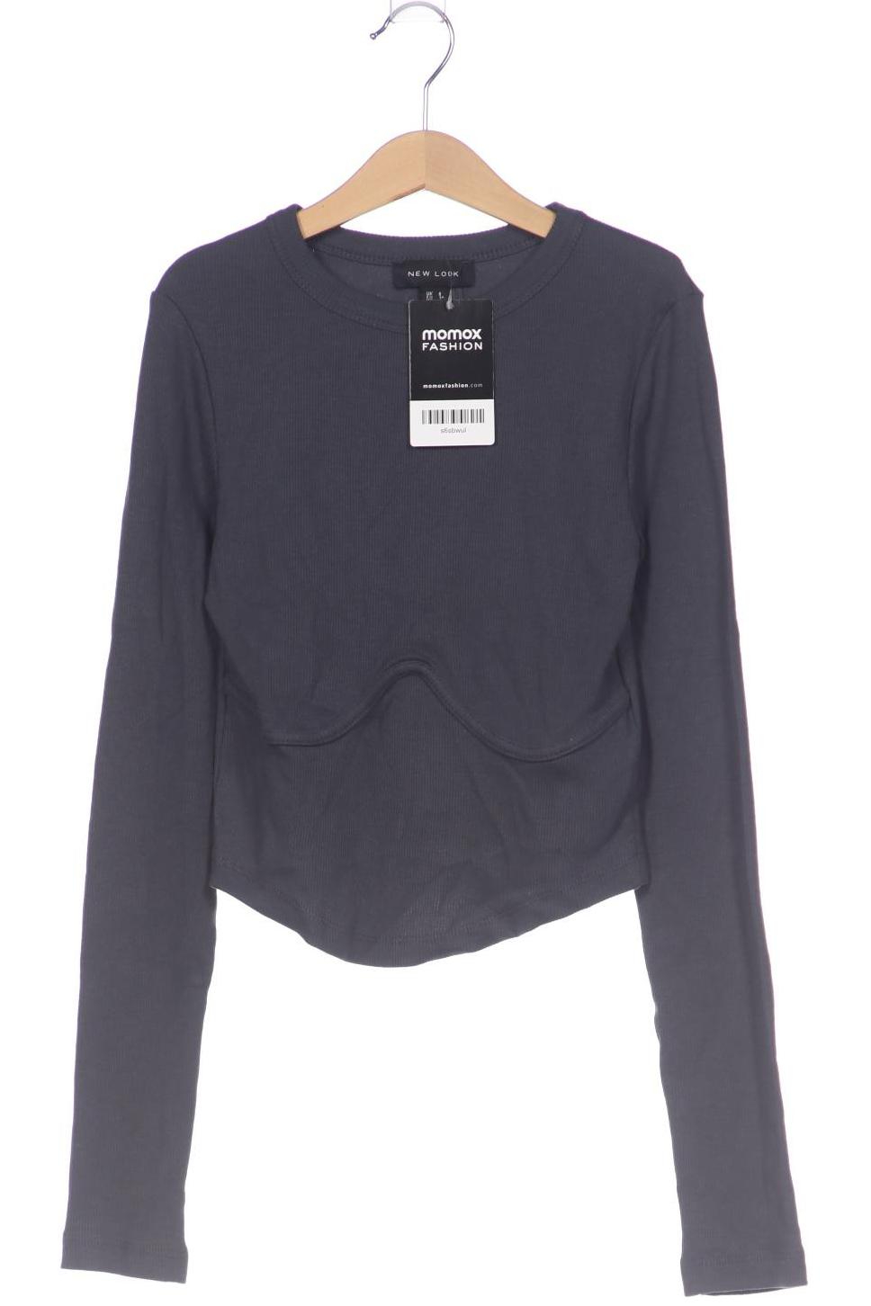 

New Look Damen Langarmshirt, grau, Gr. 36