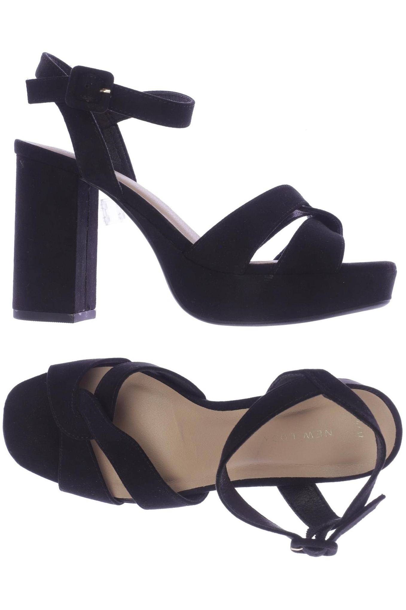 

New Look Damen Sandale, schwarz, Gr. 37