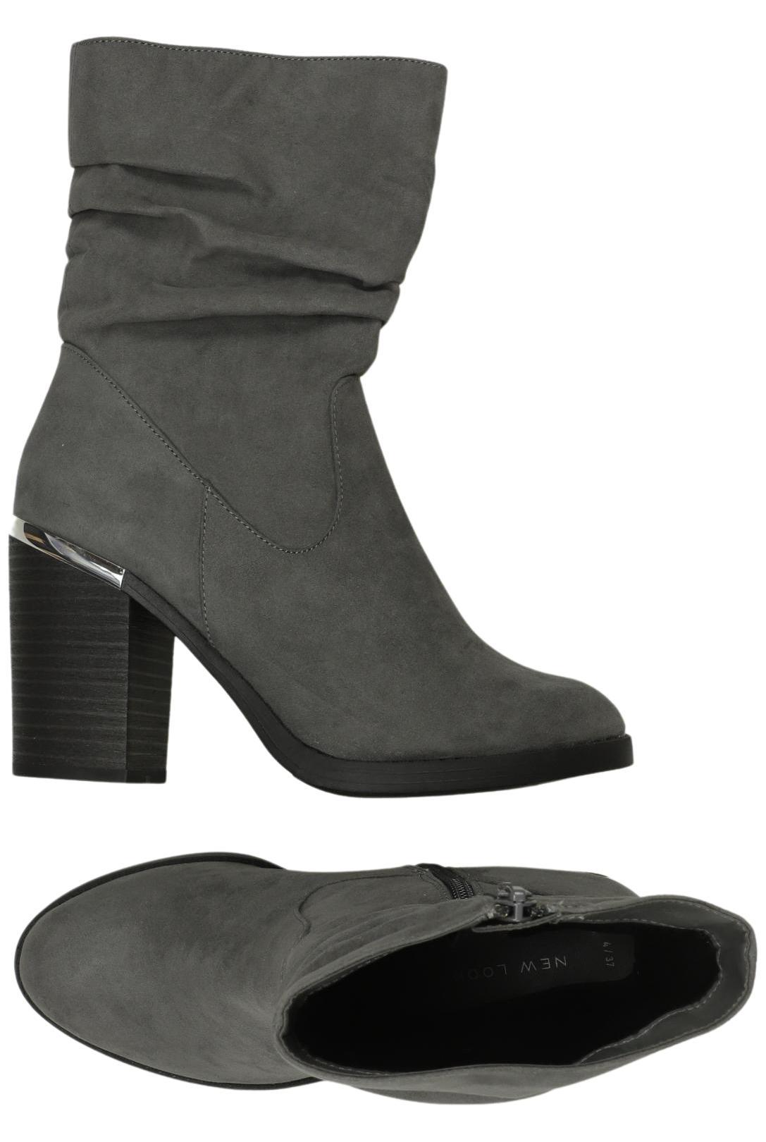 

New Look Damen Stiefelette, grau, Gr. 37