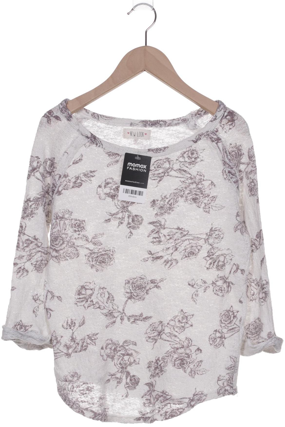 

New Look Damen Langarmshirt, cremeweiß, Gr. 36