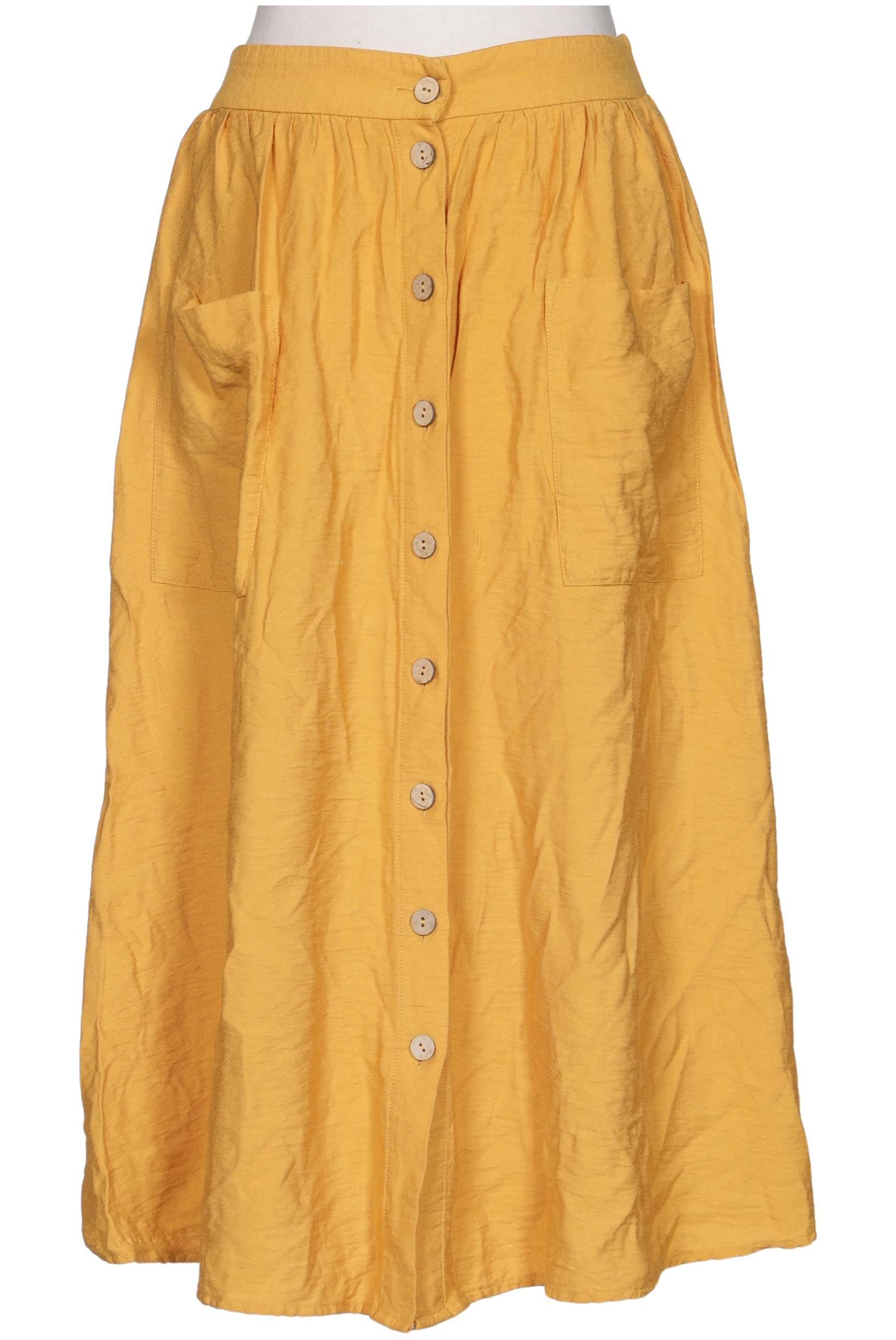 

New Look Damen Rock, gelb, Gr. 36