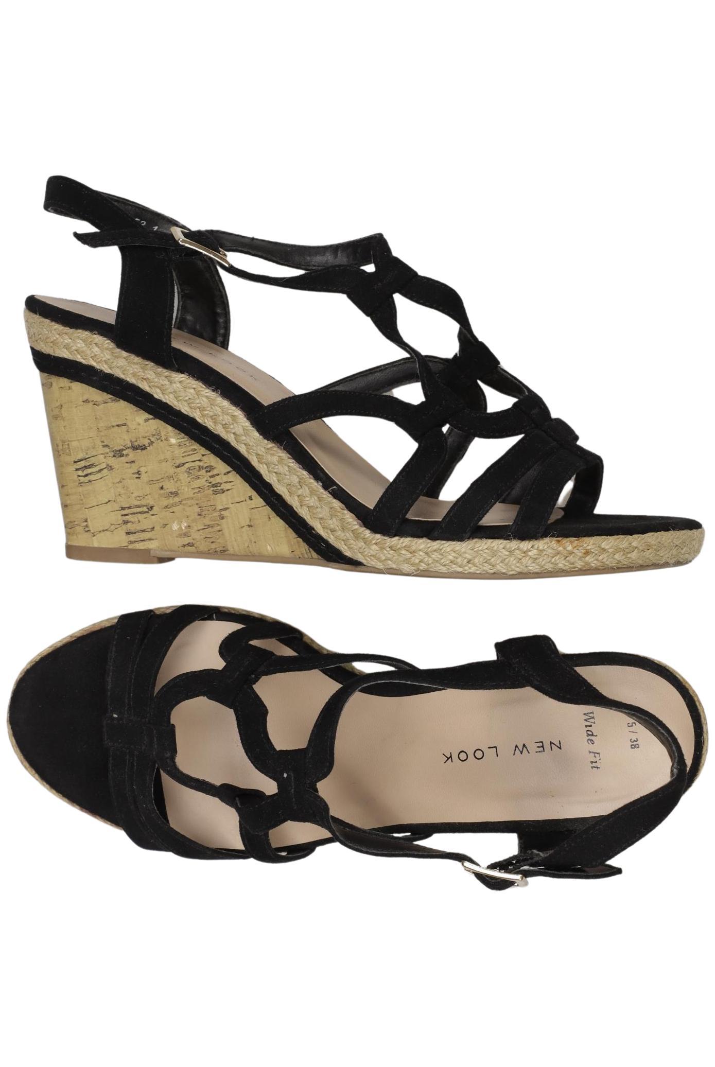 

New Look Damen Sandale, schwarz, Gr. 38
