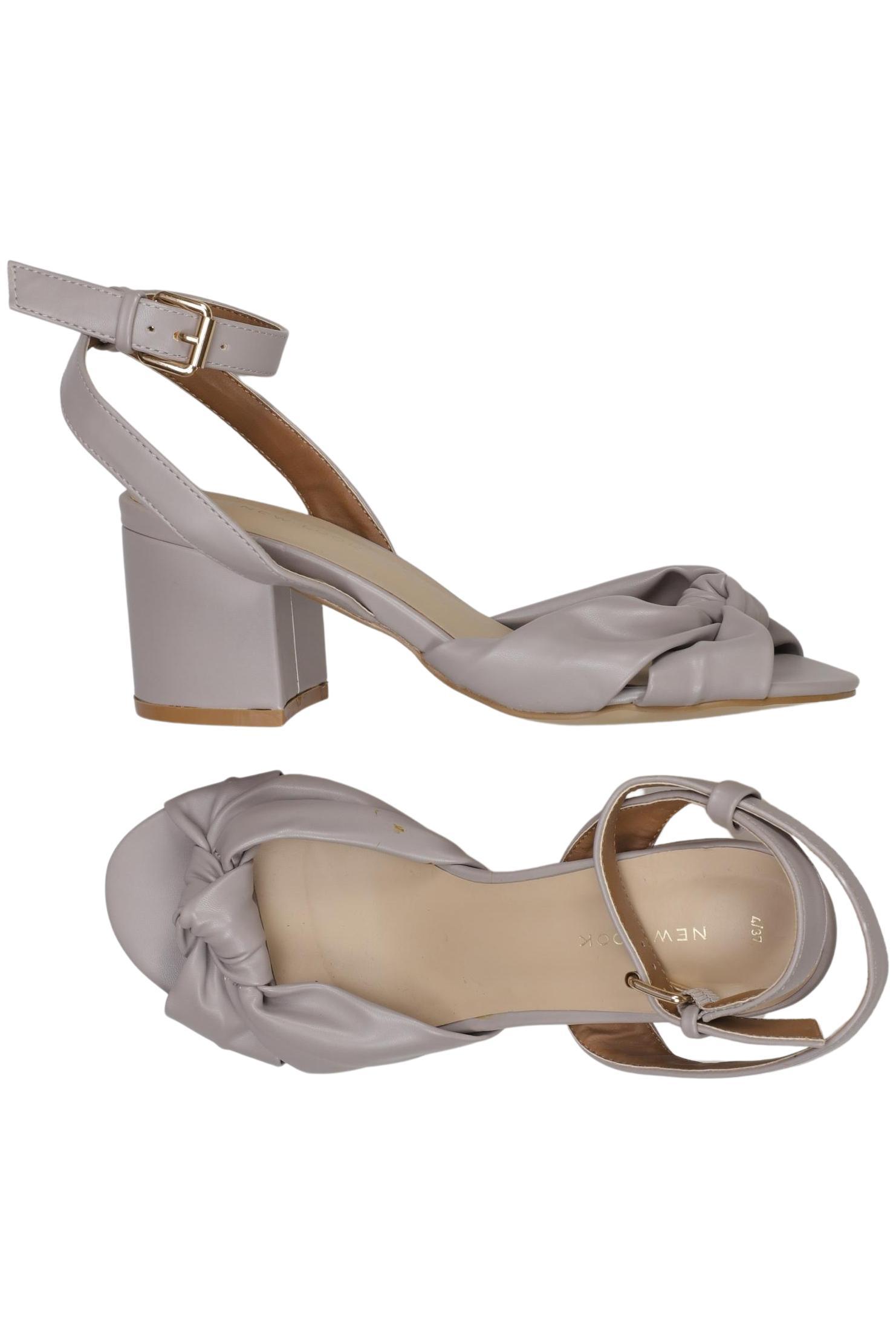 

New Look Damen Sandale, grau, Gr. 37