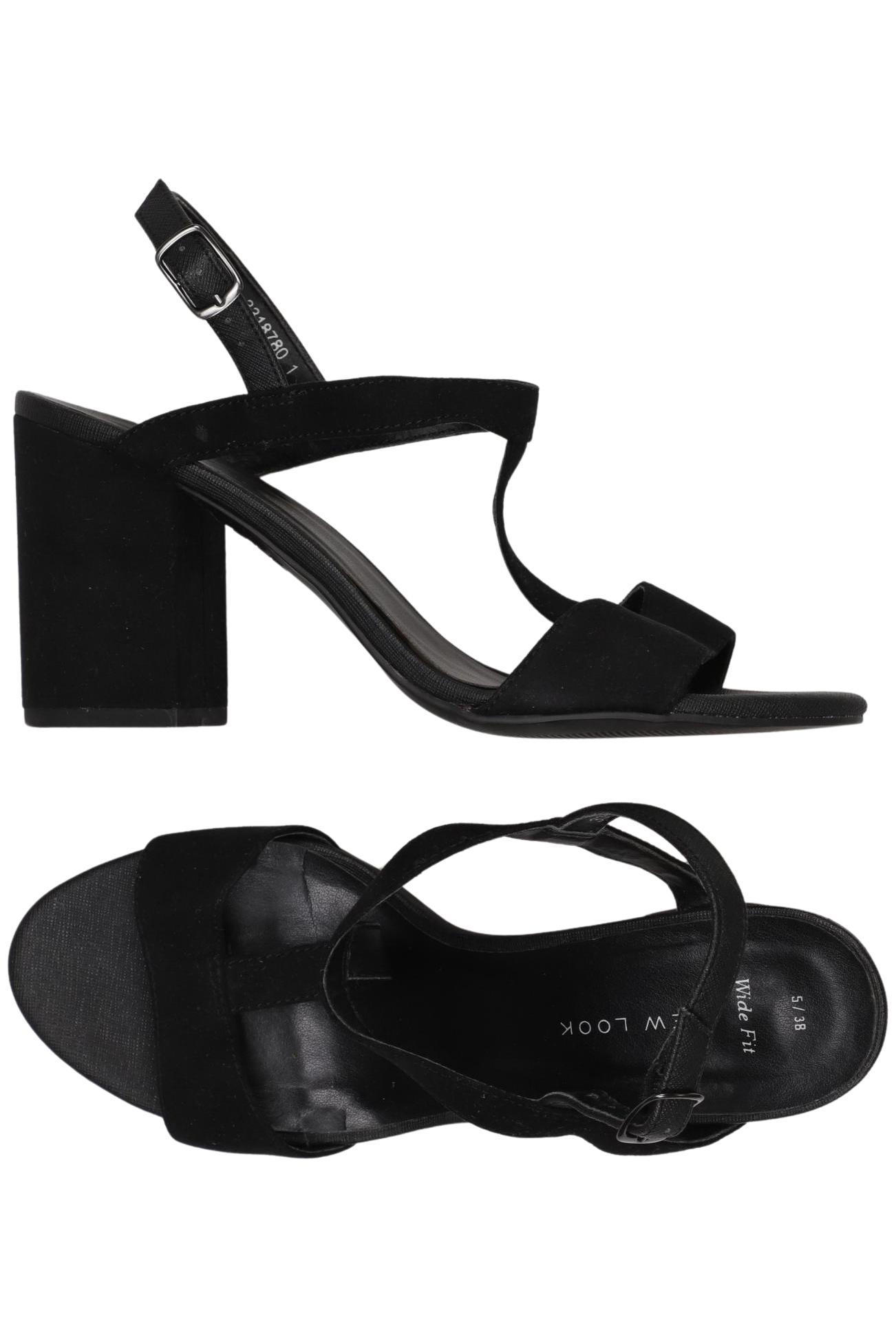 

New Look Damen Sandale, schwarz, Gr. 38