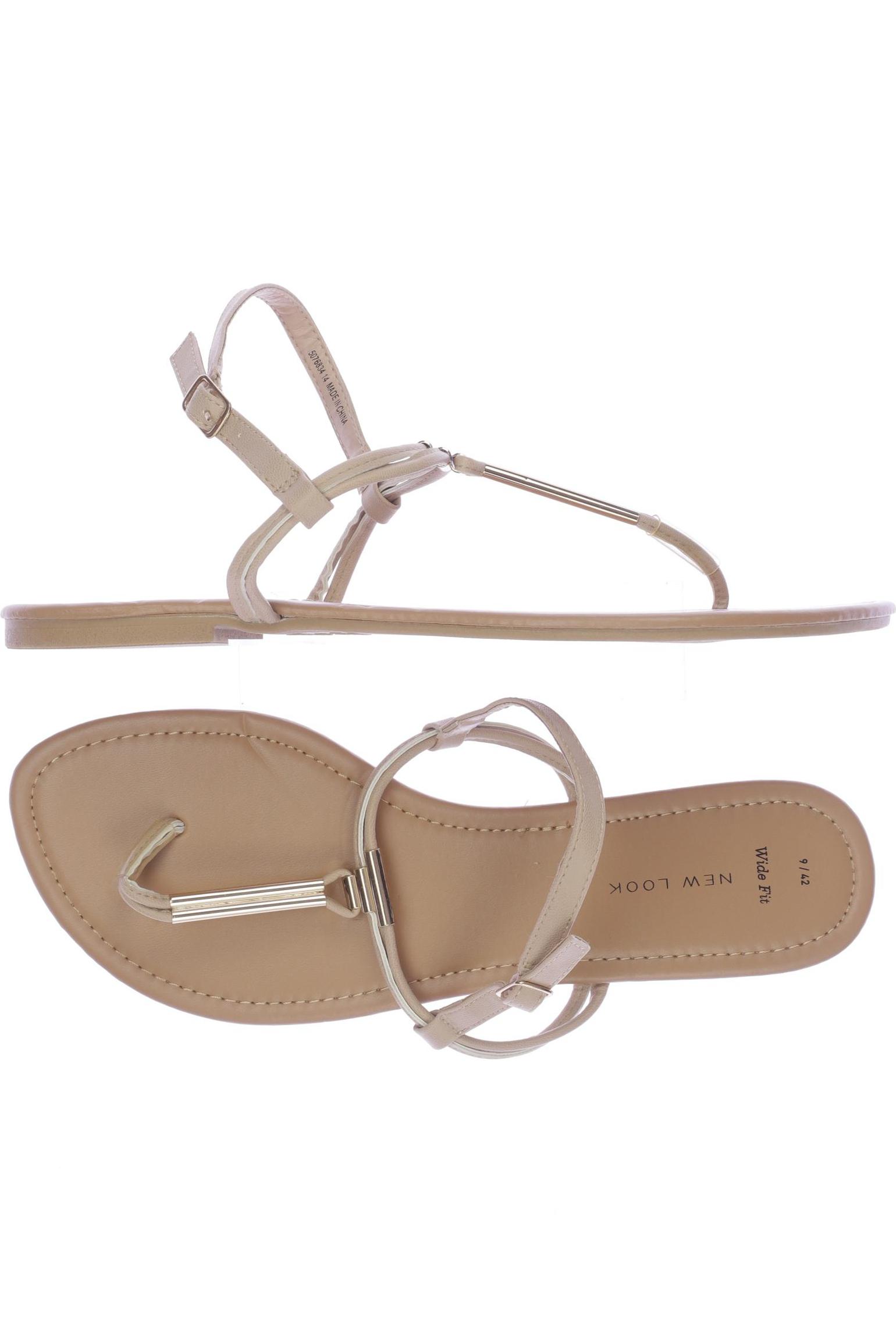 

New Look Damen Sandale, beige, Gr. 42