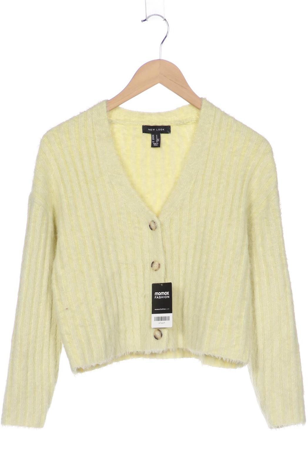 

New Look Damen Strickjacke, gelb
