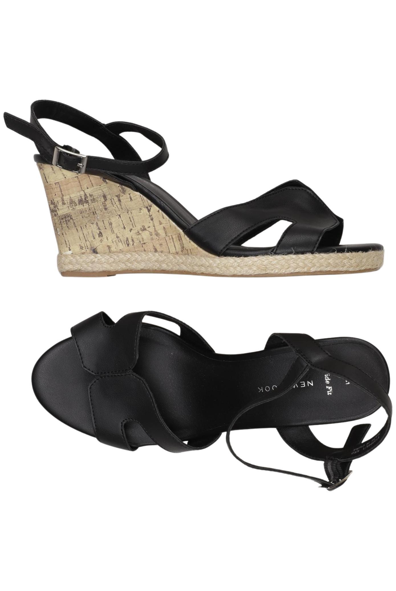 

New Look Damen Sandale, schwarz, Gr. 41
