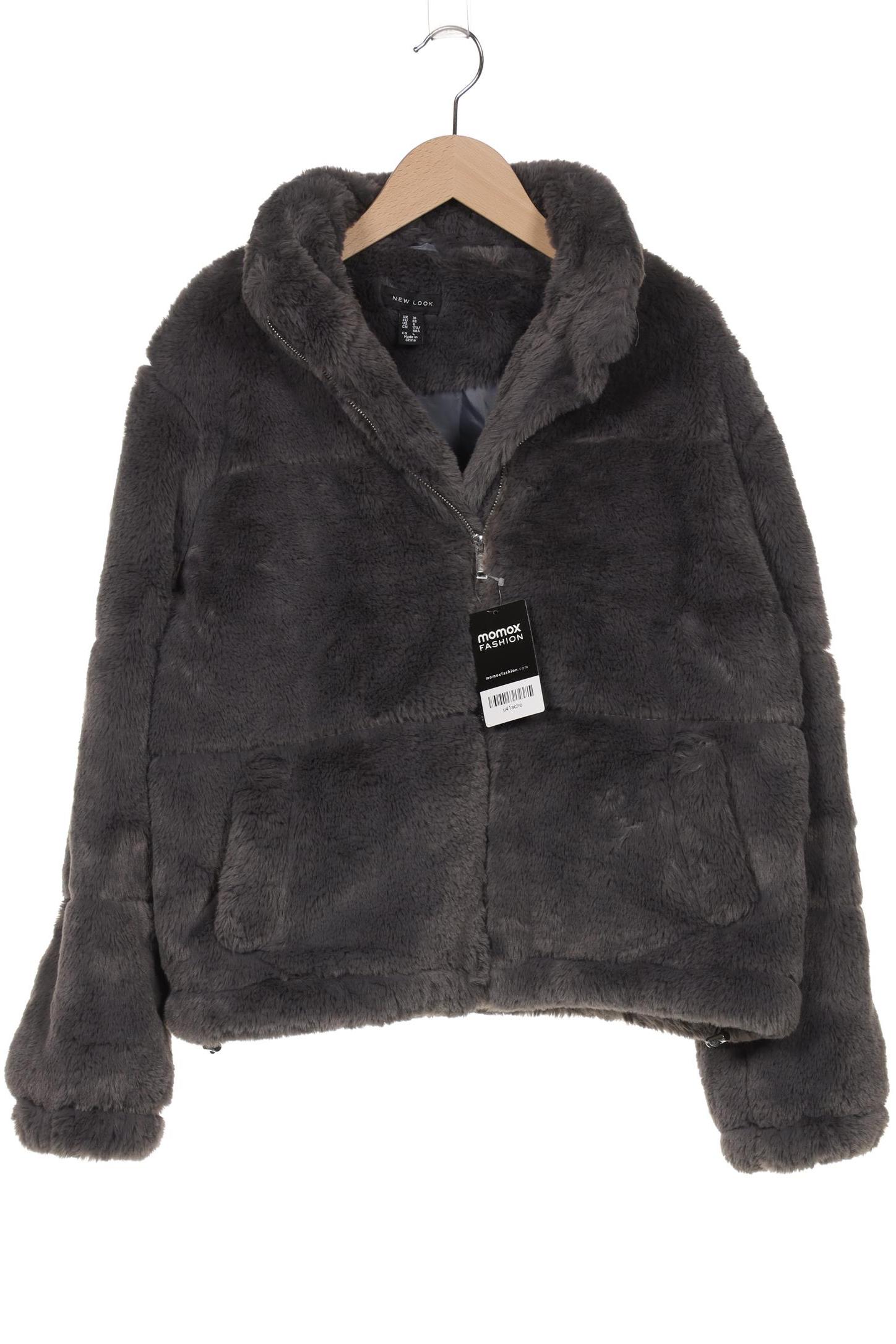 

New Look Damen Jacke, grau, Gr. 38
