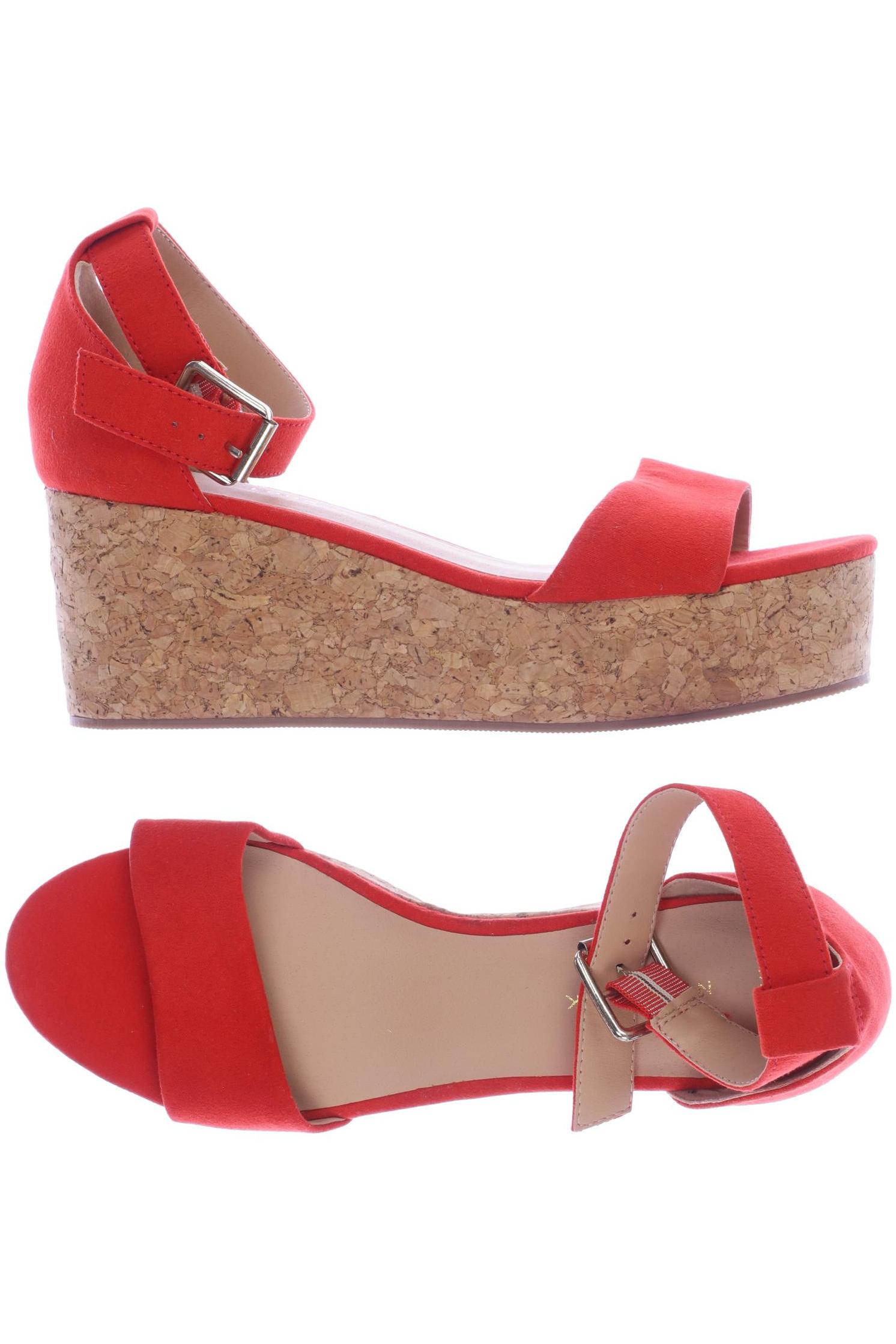 

New Look Damen Sandale, rot, Gr. 37