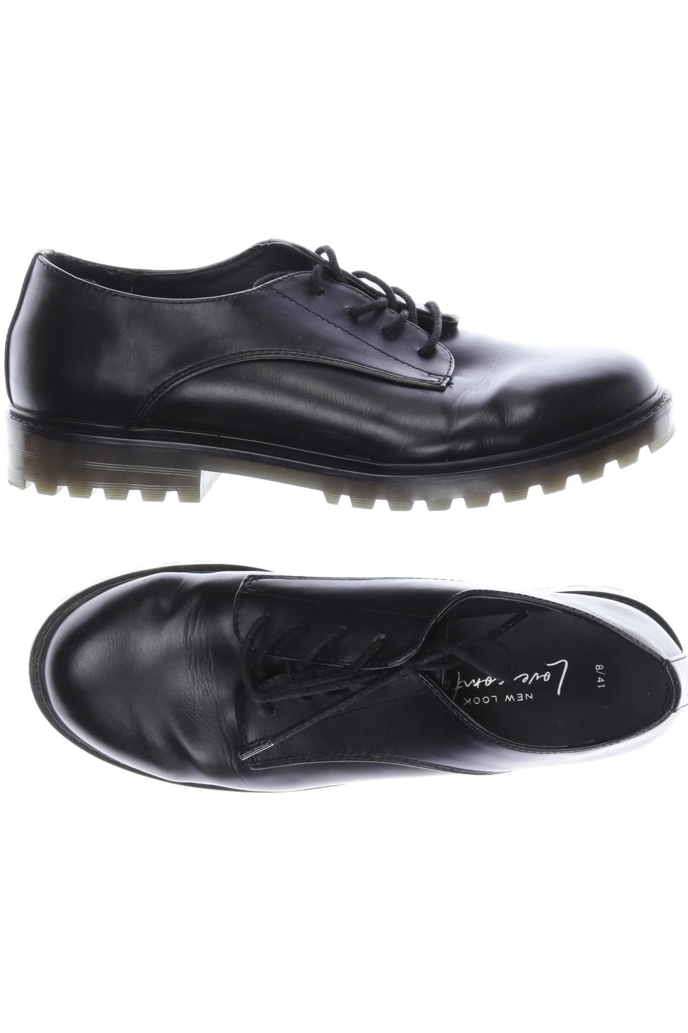 

New Look Damen Halbschuh, schwarz, Gr. 8