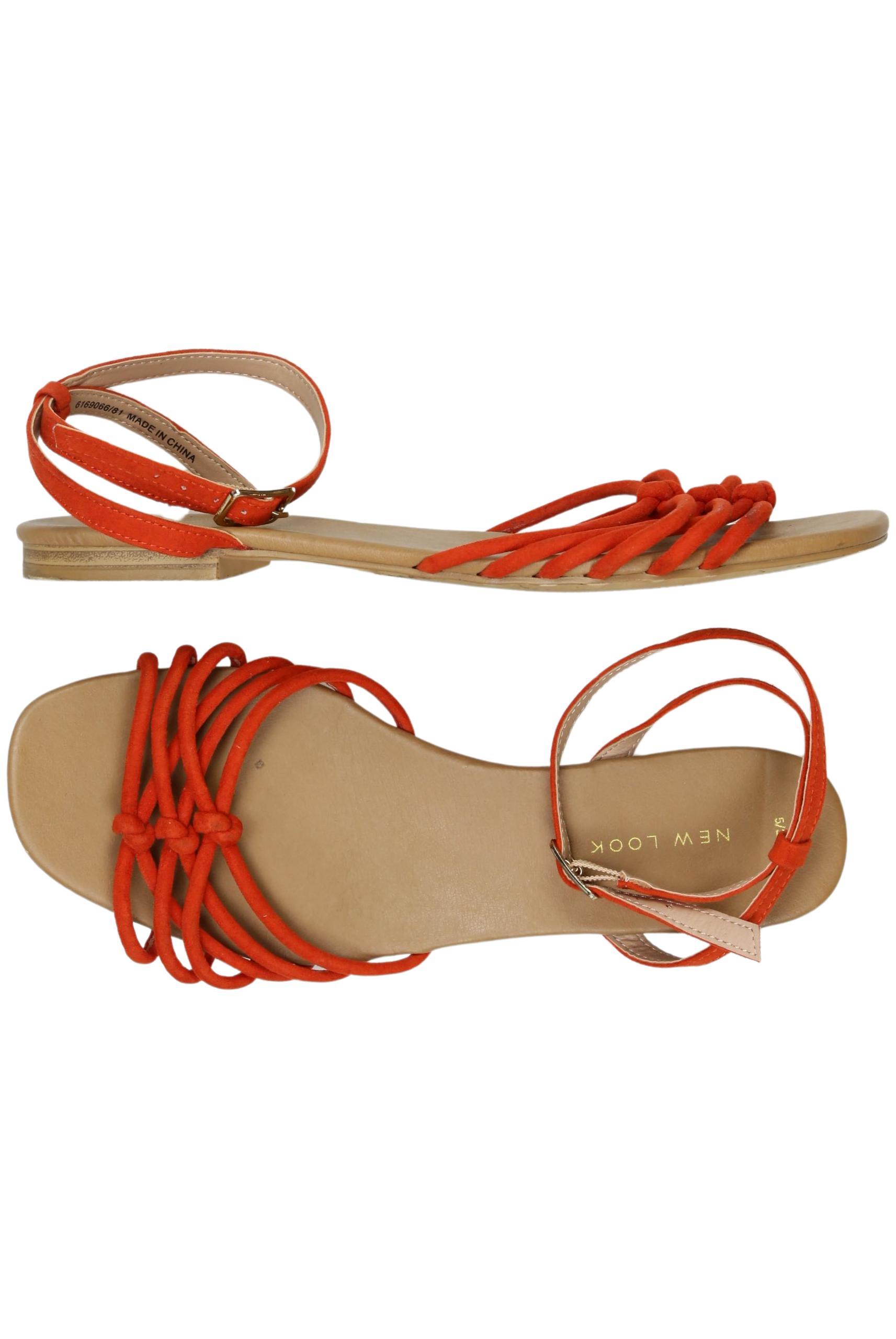 

New Look Damen Sandale, orange, Gr. 38