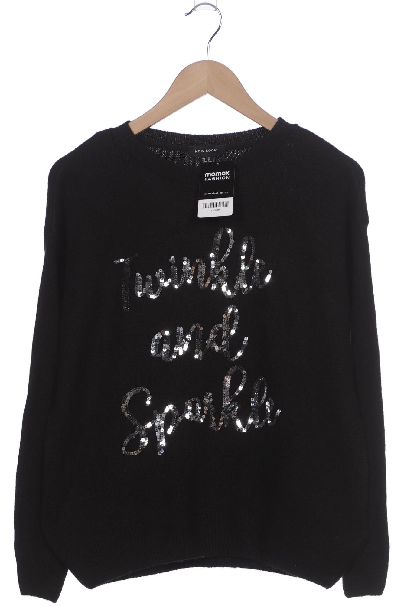 

New Look Damen Pullover, schwarz, Gr. 40