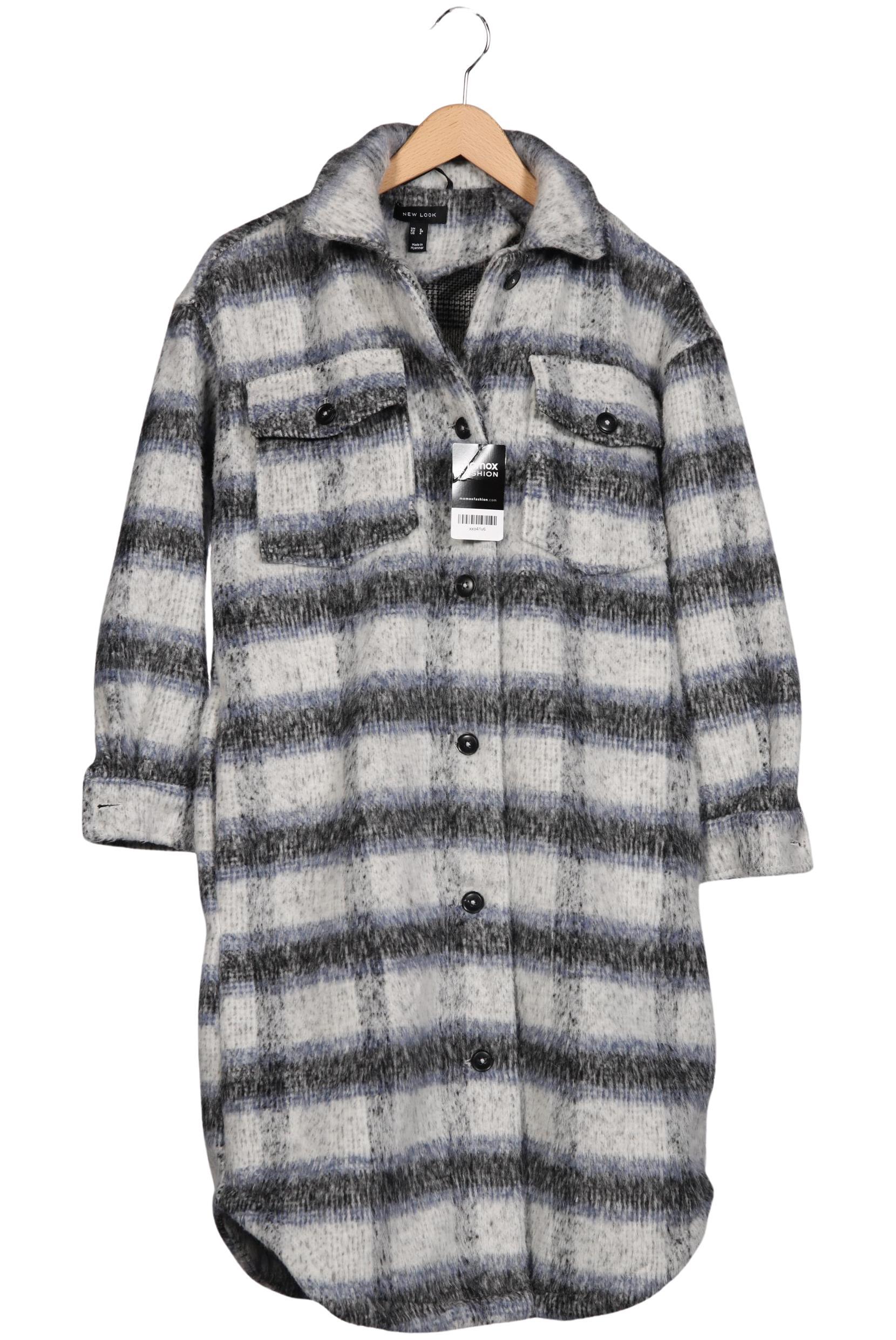 

New Look Damen Mantel, grau, Gr. 36
