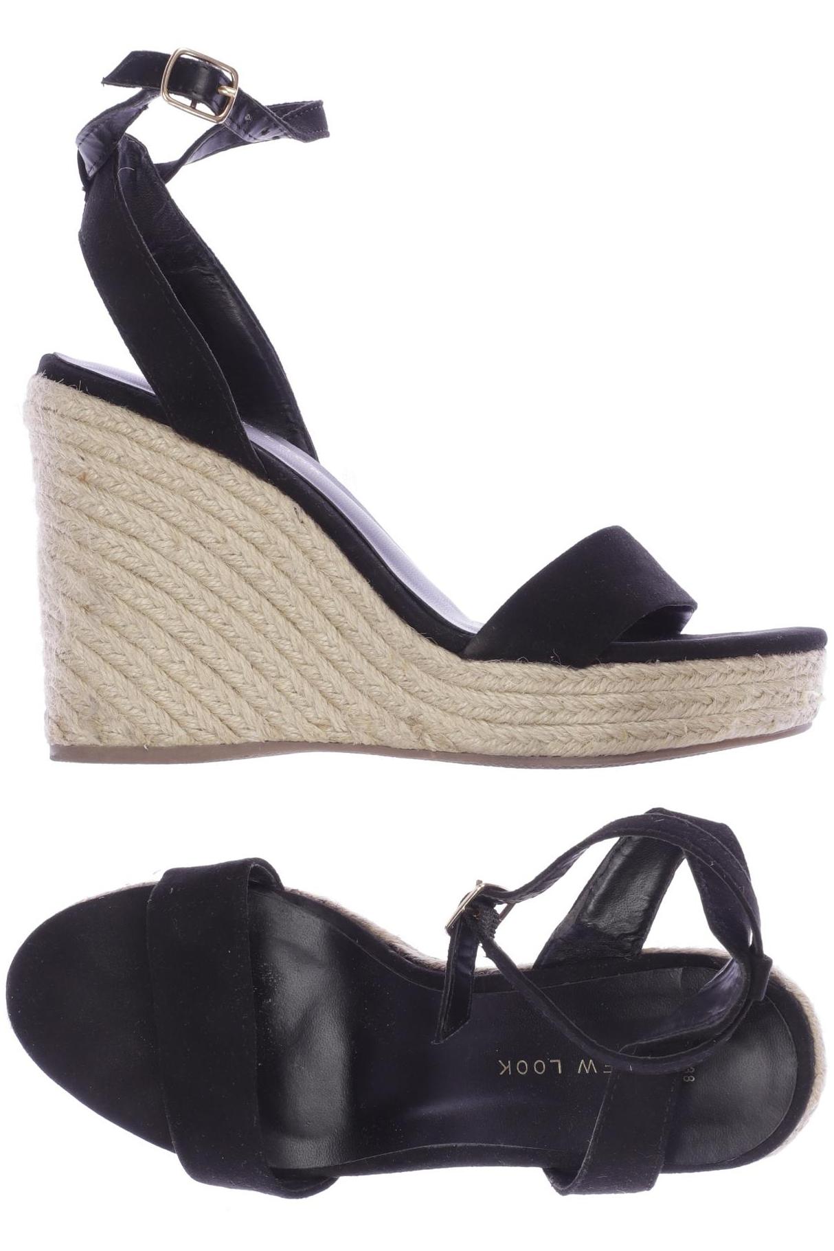 

New Look Damen Sandale, schwarz, Gr. 38