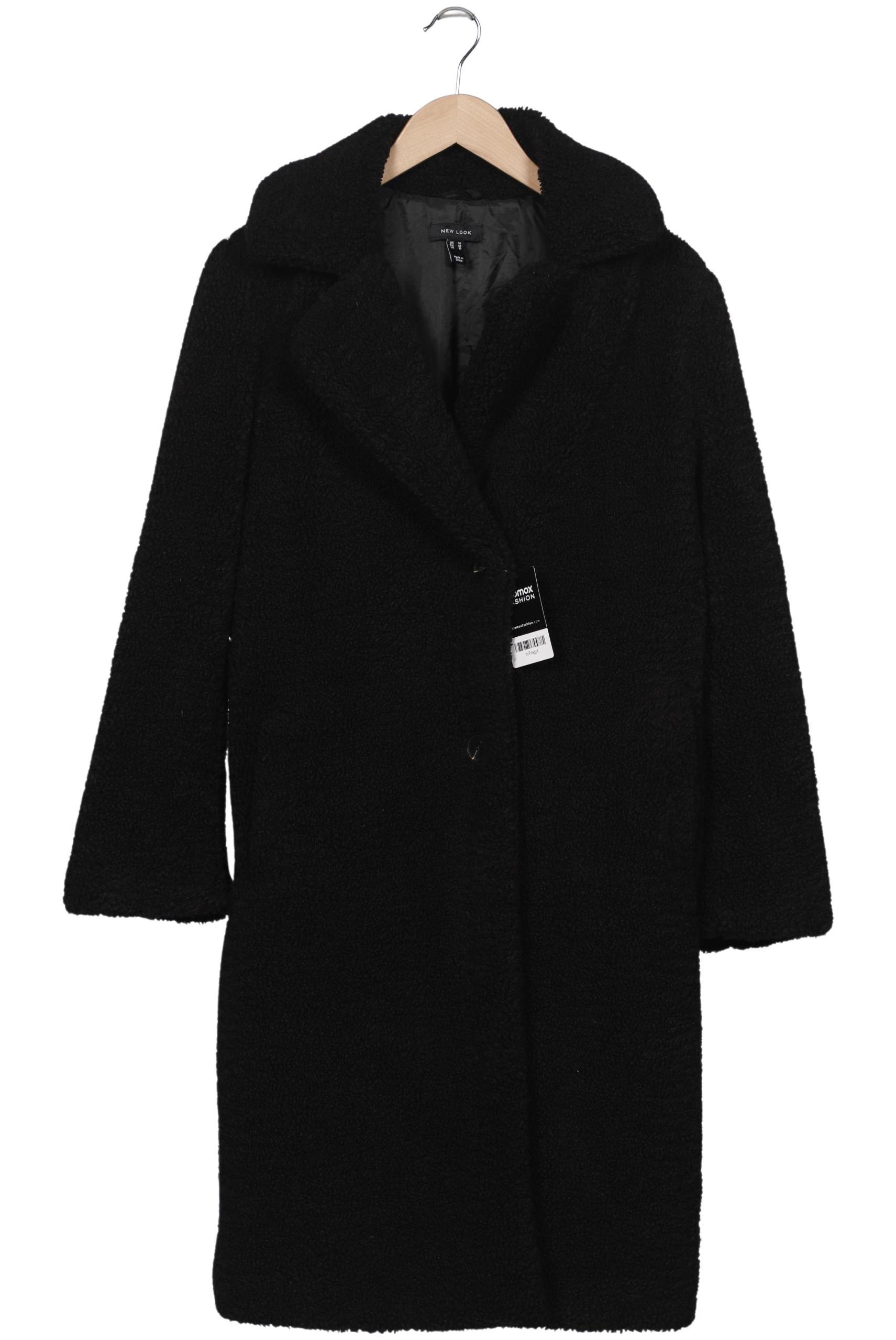 

New Look Damen Mantel, schwarz, Gr. 42