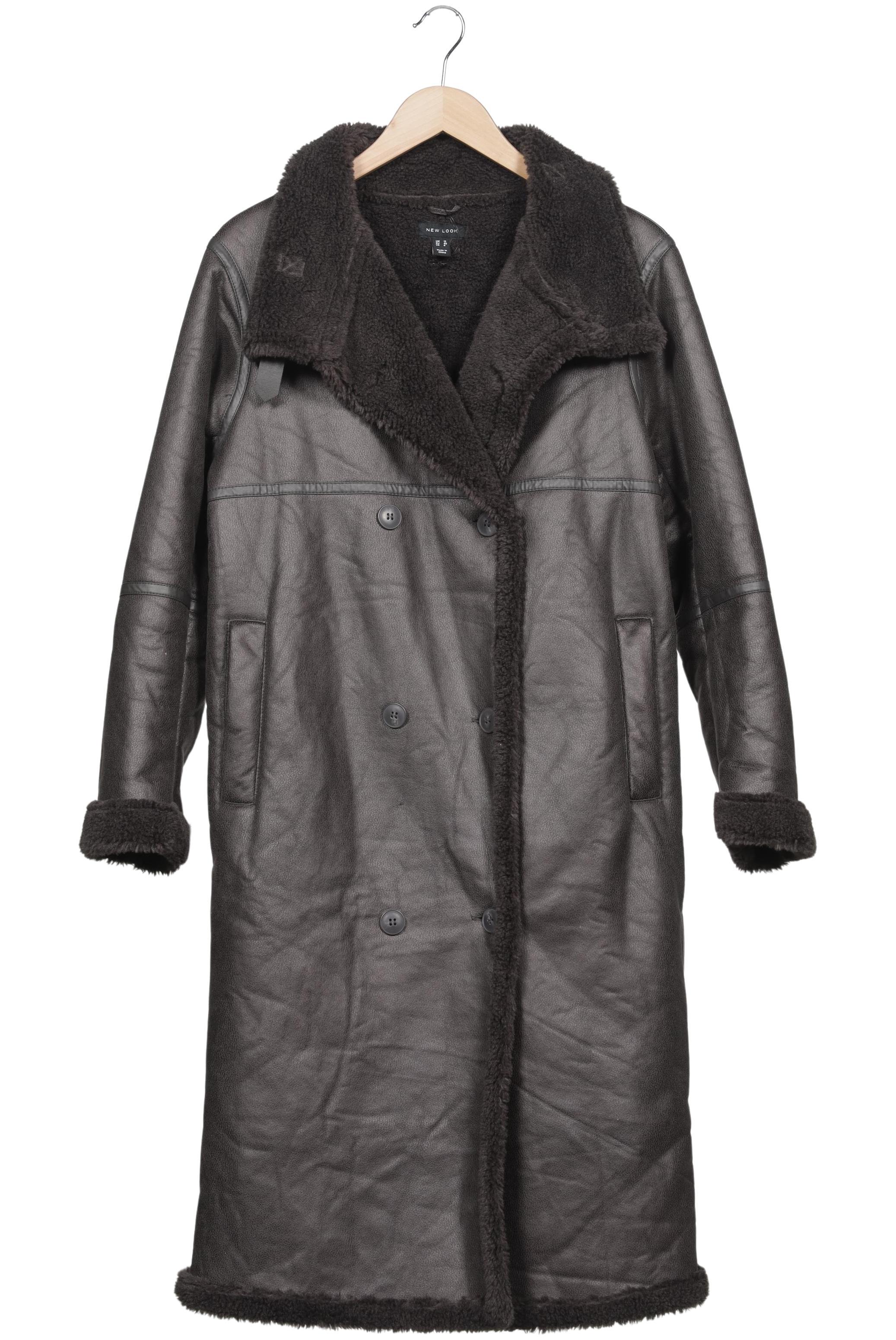 

New Look Damen Mantel, grau, Gr. 40