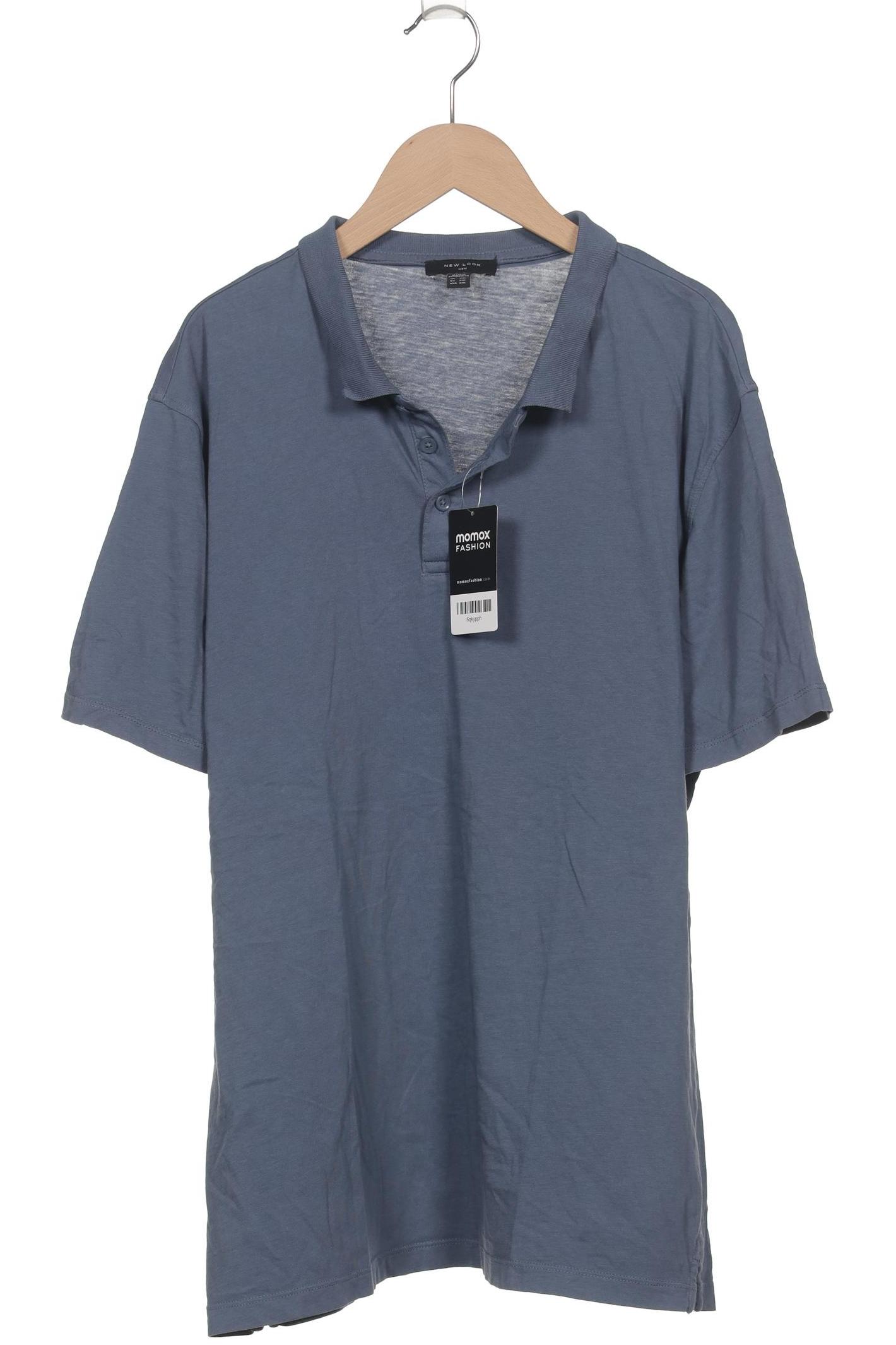 

New Look Herren Poloshirt, blau, Gr. 56