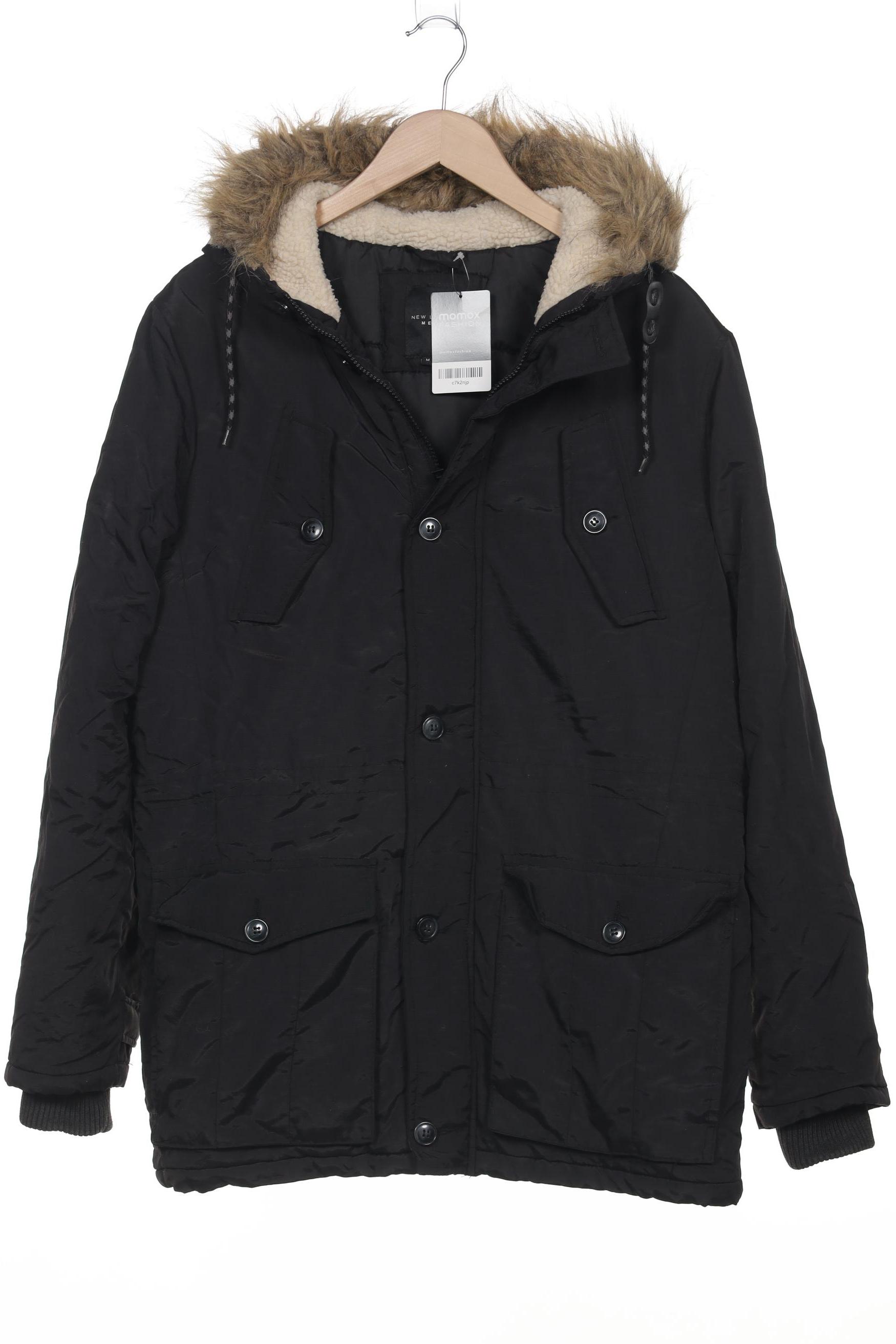 

New Look Herren Mantel, schwarz, Gr. 48