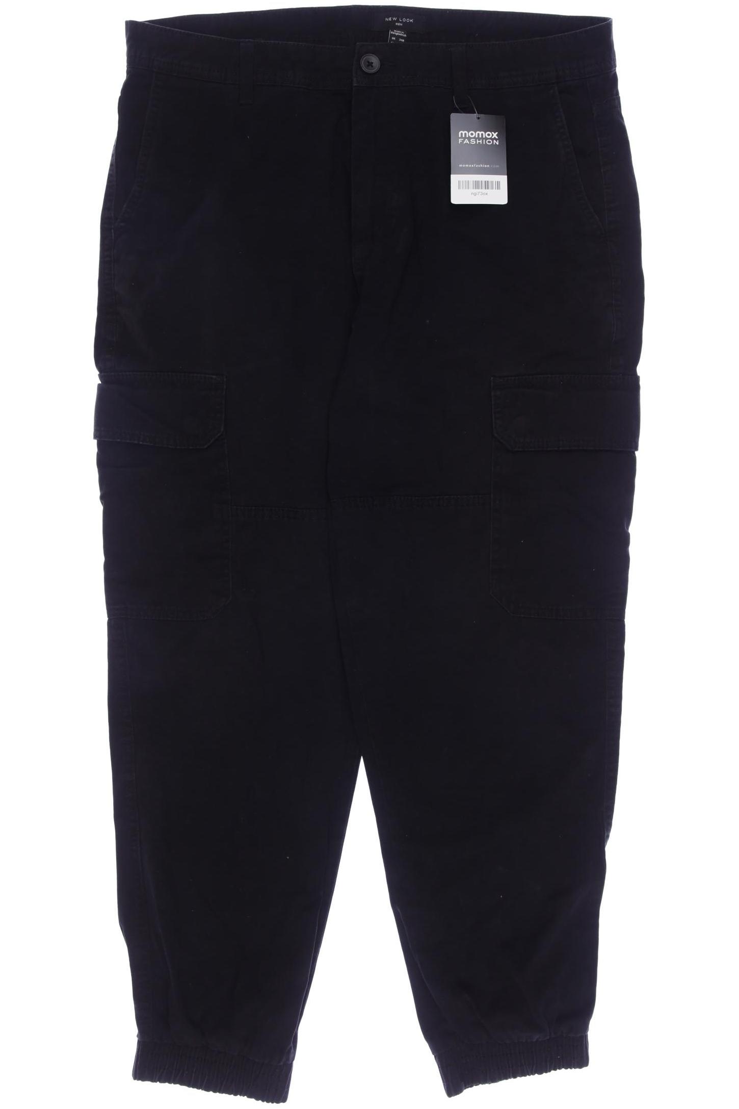 

New Look Herren Stoffhose, schwarz, Gr. 34
