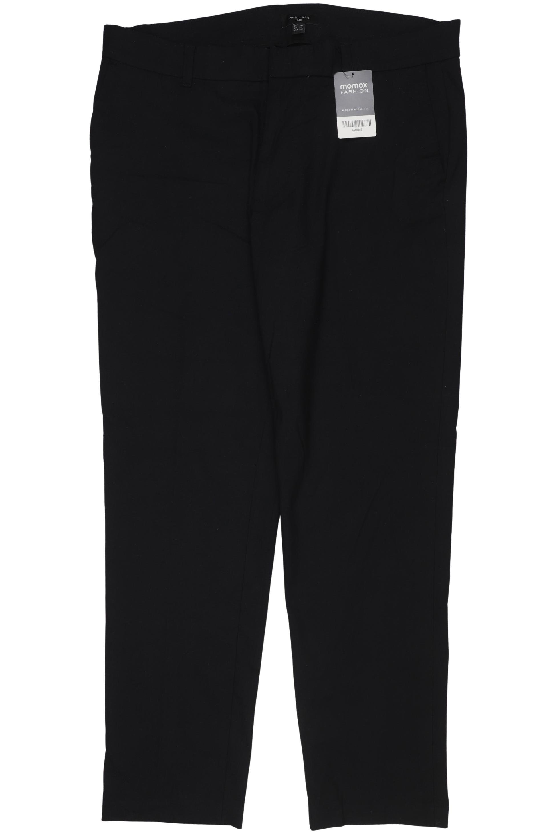 

New Look Herren Stoffhose, schwarz, Gr. 46