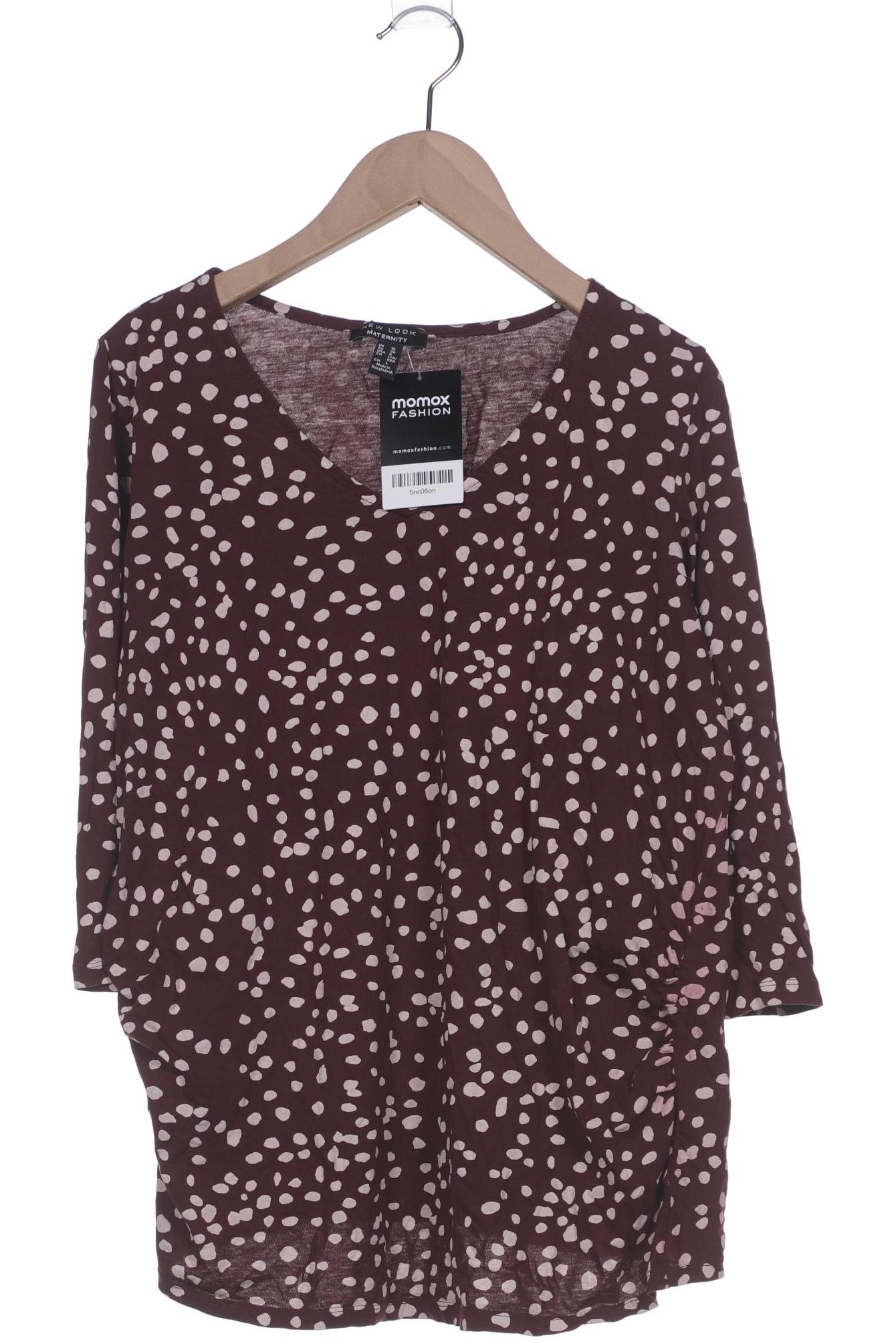

New Look Maternity Damen Langarmshirt, bordeaux, Gr. 38